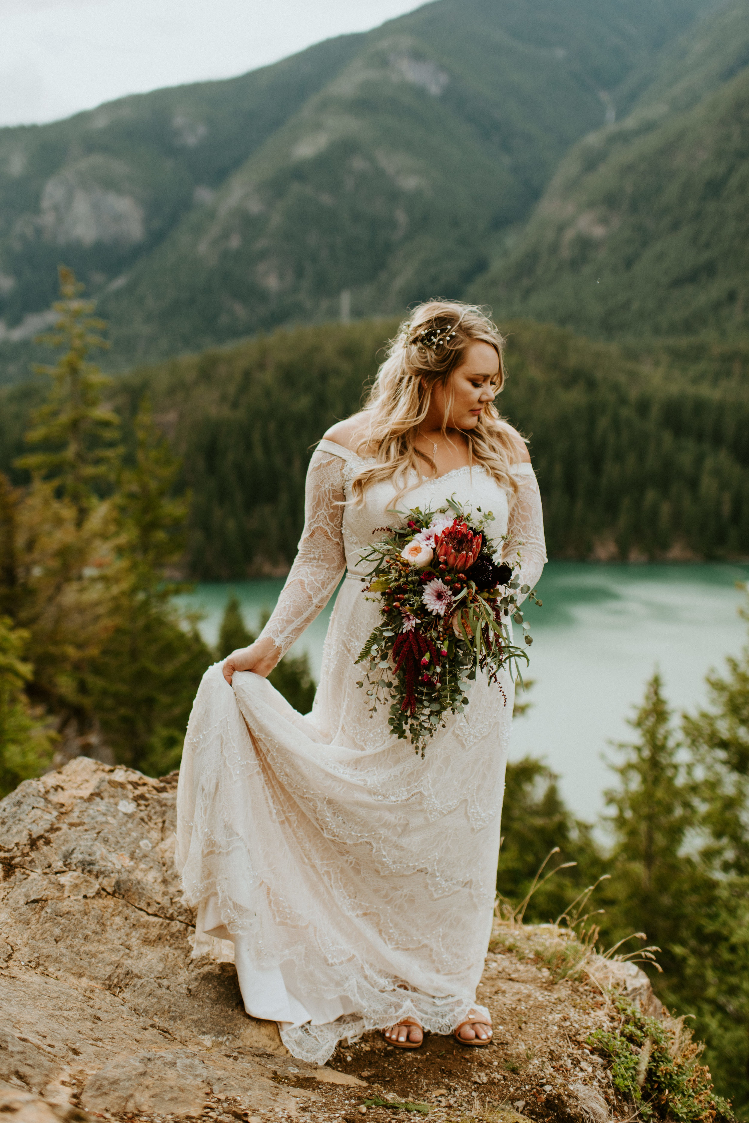 Kelsea + Perry - Diablo Lake Elopement - Kamra Fuller Photography - Seattle Elopement Photographer - North Cascades Elopement Photographer - Mt. Baker Wedding Photographer