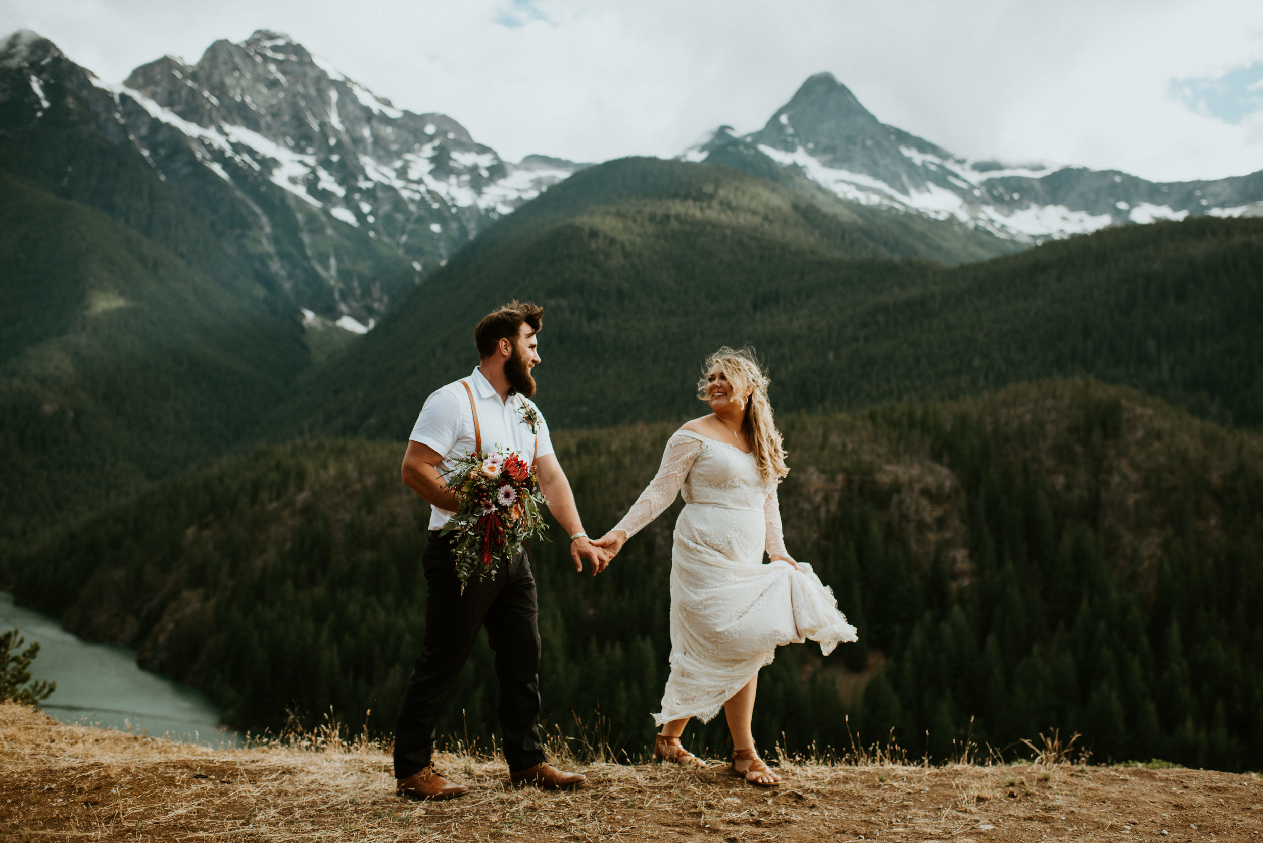 Kelsea + Perry - Diablo Lake Elopement - Kamra Fuller Photography - Seattle Elopement Photographer - North Cascades Elopement Photographer - Mt. Baker Wedding Photographer