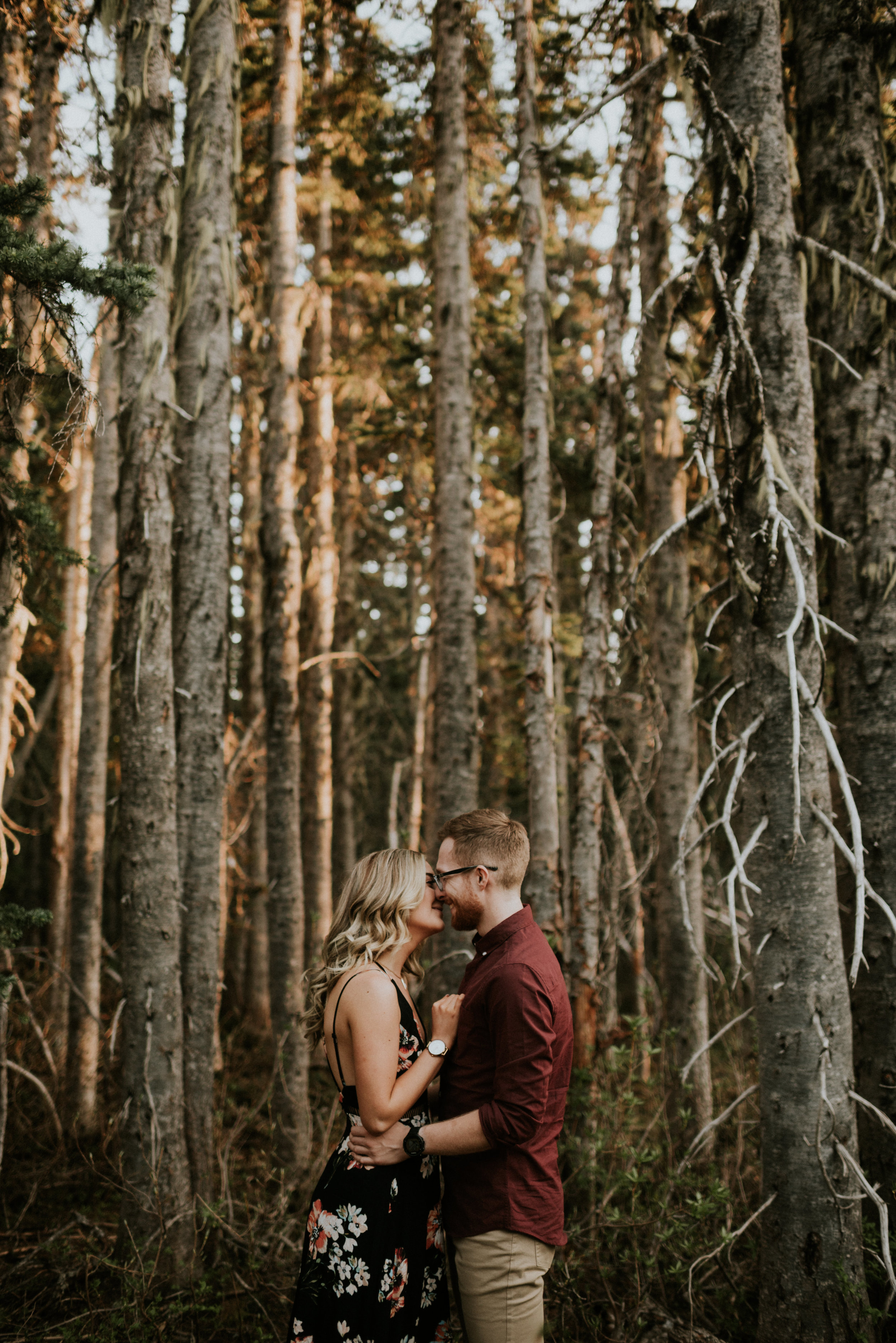 Amelia + Brendon - Olympic National Park Engagement Session - Olympic National Forest Wedding Photographer - Hurricane Ridge Elopement Photographer - Seattle Elopement Photographer