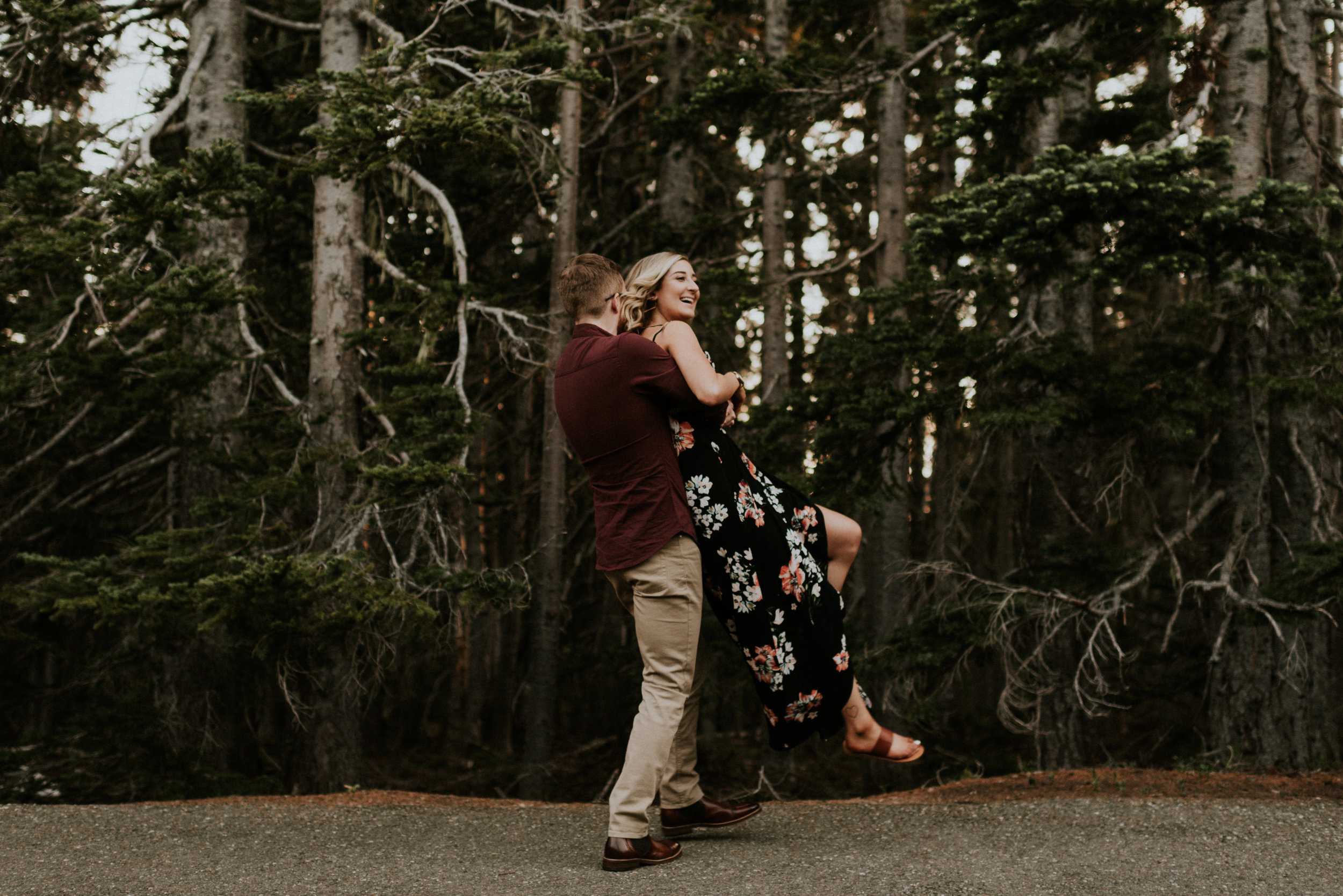 Amelia + Brendon - Olympic National Park Engagement Session - Olympic National Forest Wedding Photographer - Hurricane Ridge Elopement Photographer - Seattle Elopement Photographer