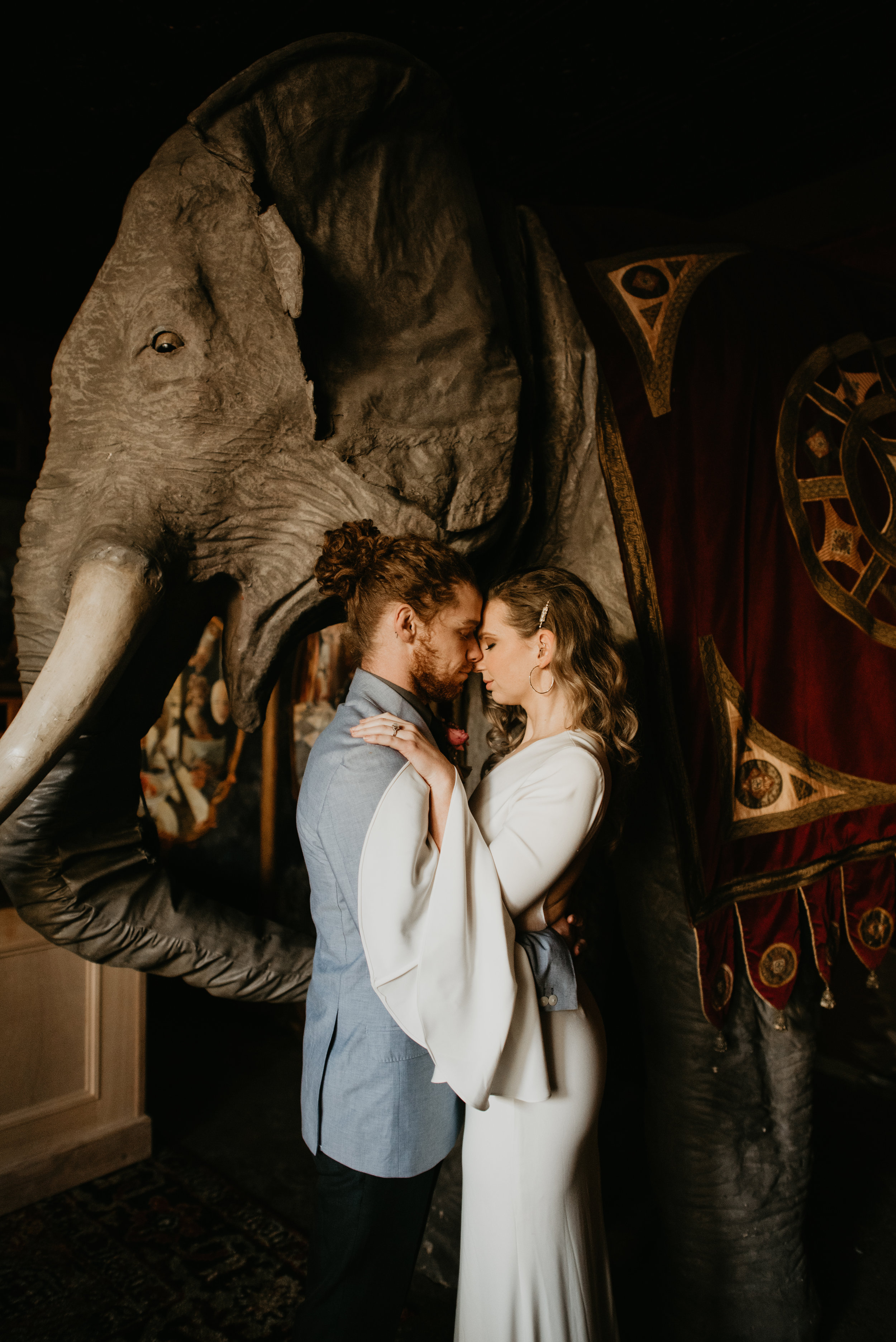 Beau + Britty - Dutch Carnival Styled Elopement Shoot at The Ruins, Seattle, WA - Seattle Elopement Photographer