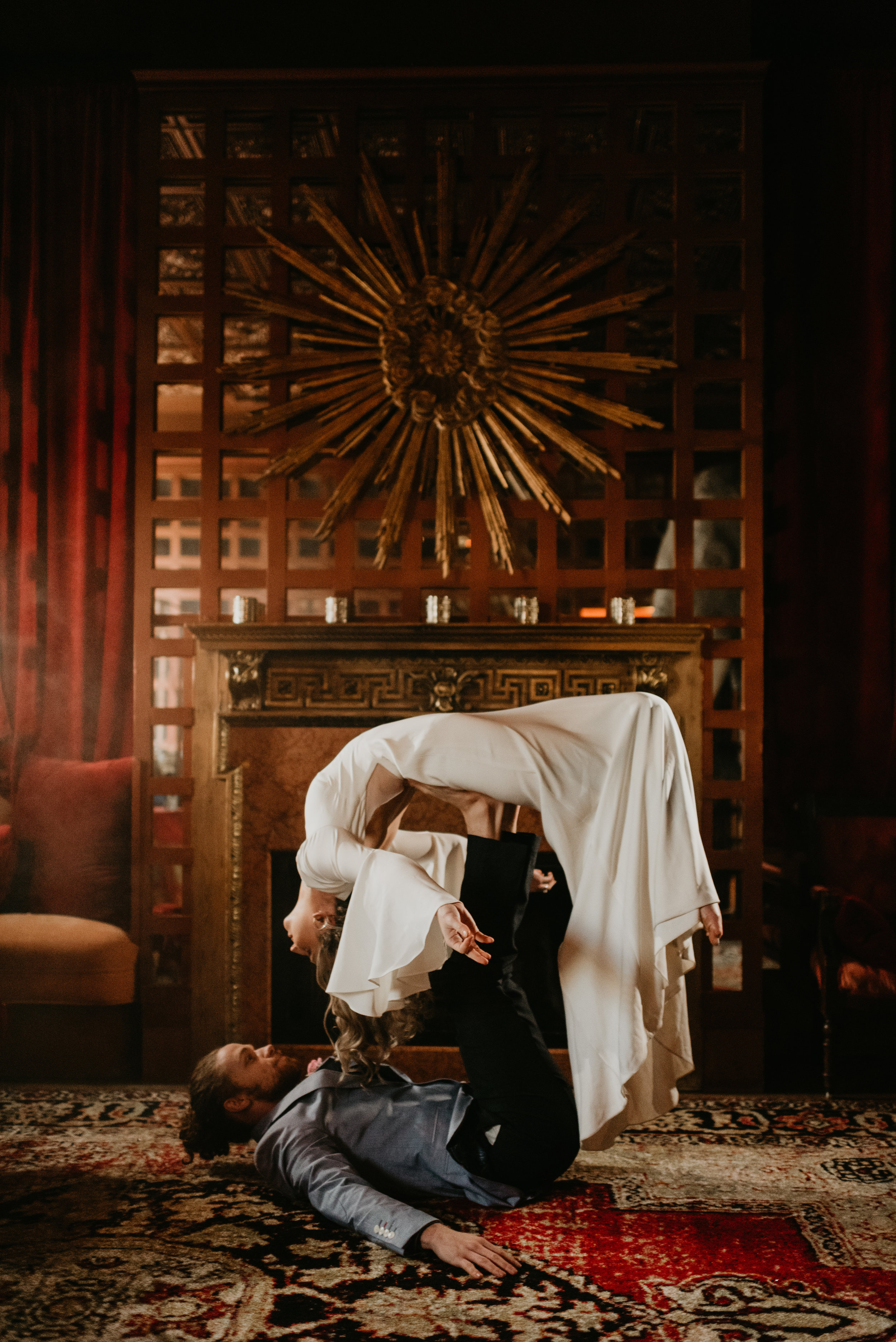 Beau + Britty - Dutch Carnival Styled Elopement Shoot at The Ruins, Seattle, WA - Seattle Elopement Photographer