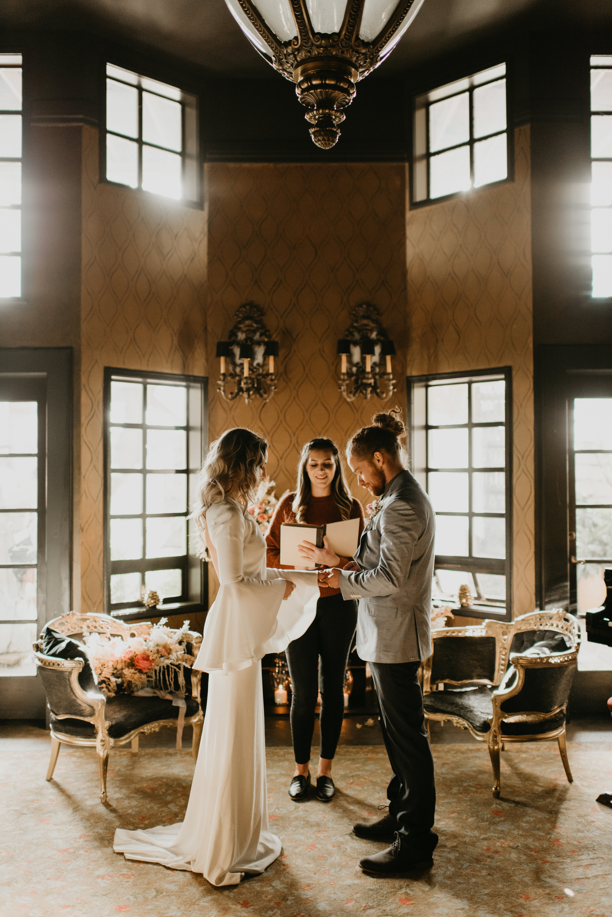 Beau + Britty - Dutch Carnival Styled Elopement Shoot at The Ruins, Seattle, WA - Seattle Elopement Photographer