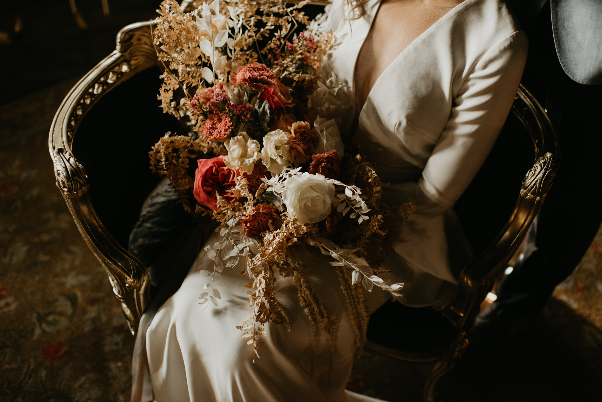 Beau + Britty - Dutch Carnival Styled Elopement Shoot at The Ruins, Seattle, WA - Seattle Elopement Photographer