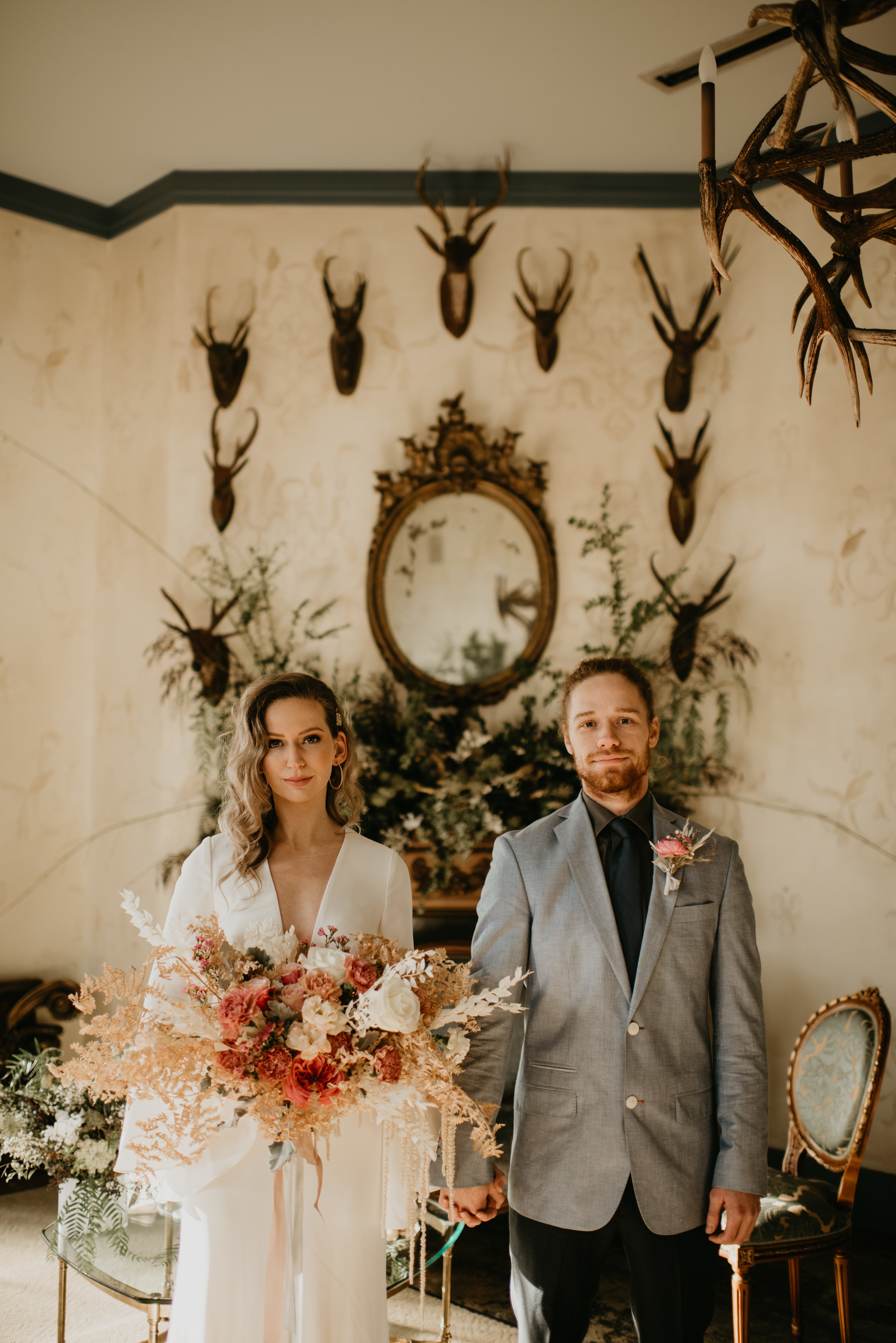 Beau + Britty - Dutch Carnival Styled Elopement Shoot at The Ruins, Seattle, WA - Seattle Elopement Photographer