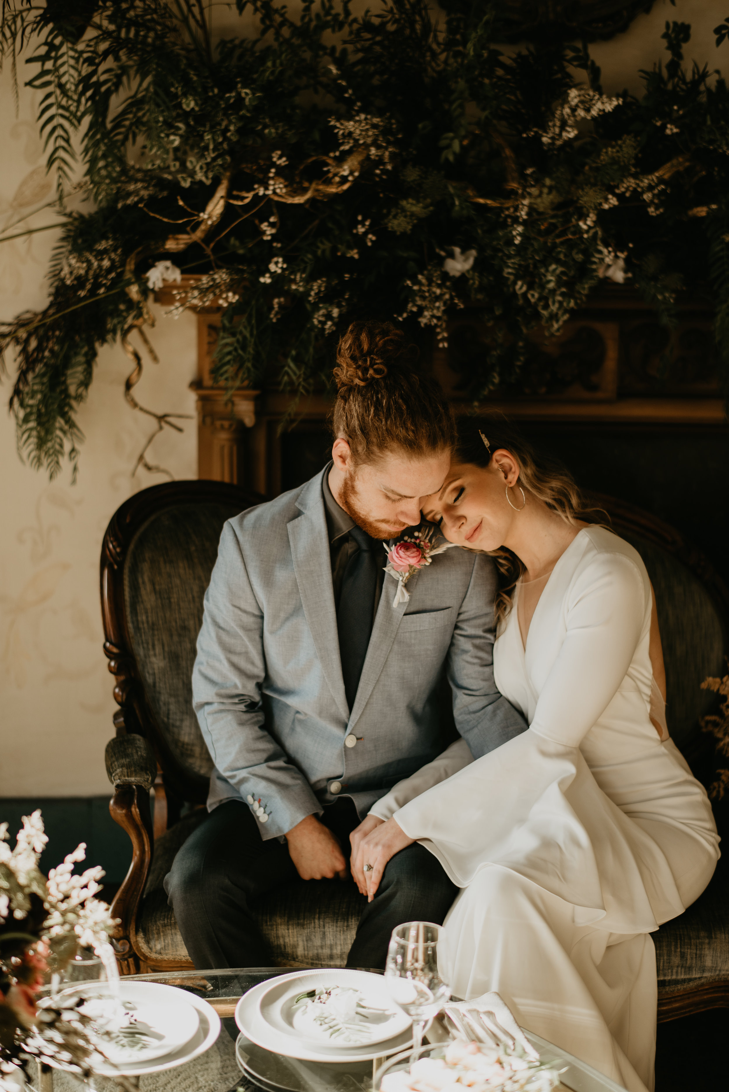 Beau + Britty - Dutch Carnival Styled Elopement Shoot at The Ruins, Seattle, WA - Seattle Elopement Photographer