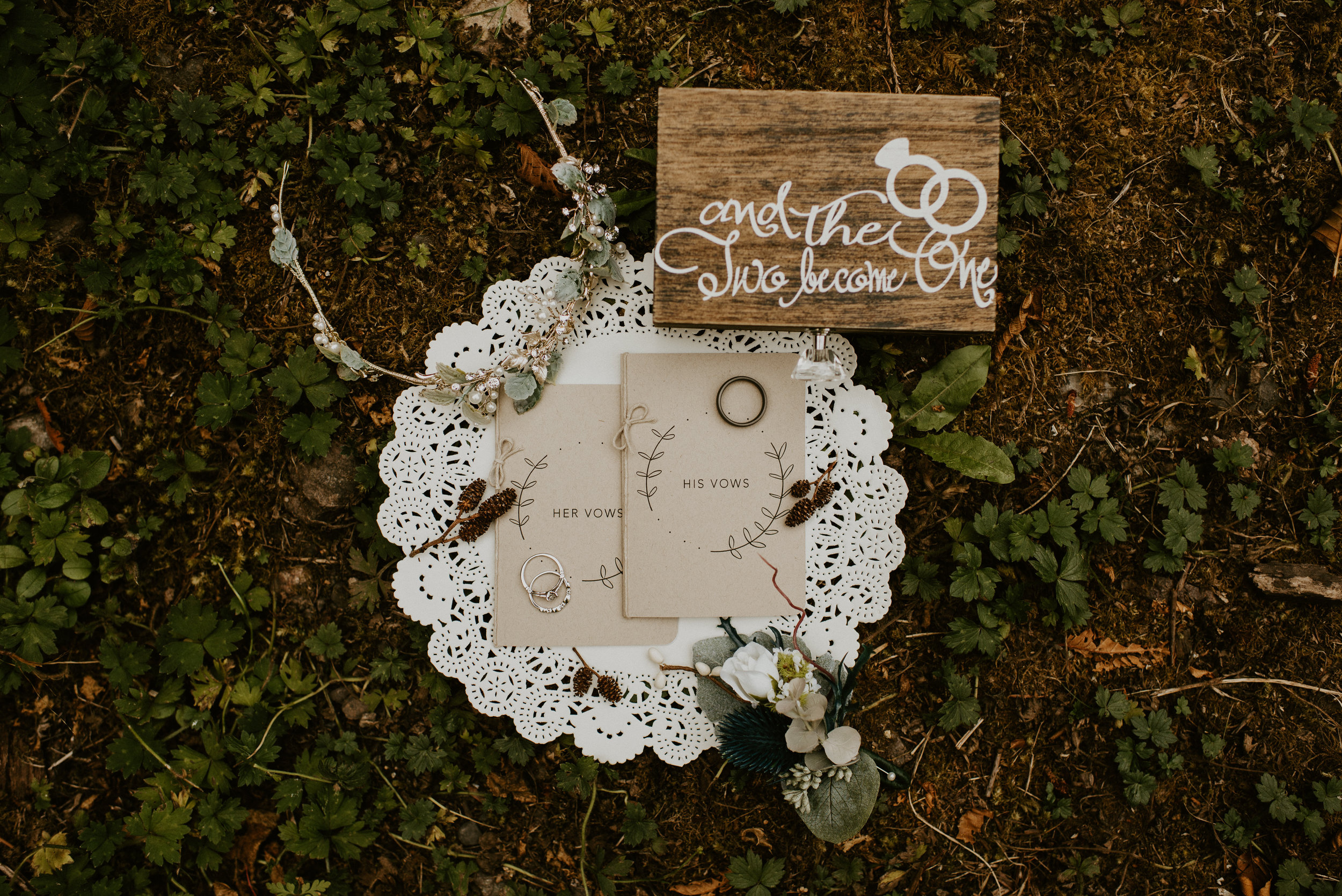 Chelsie + Matt's Marymere Falls Elopement at Olympic National Park by Kamra Fuller Photography