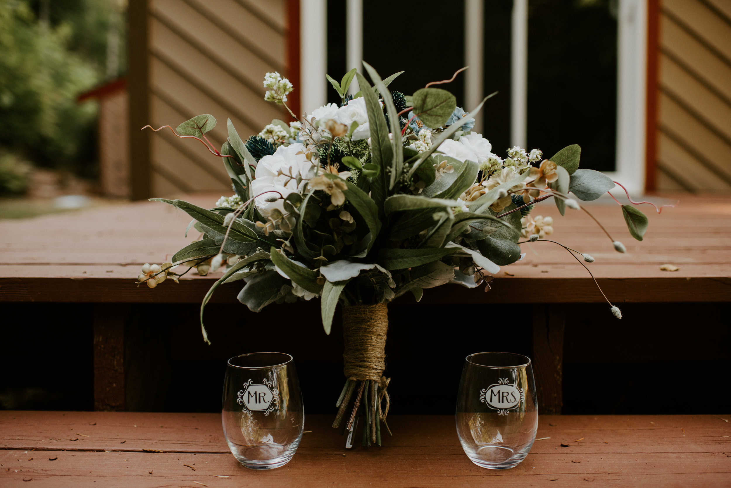 Chelsie + Matt's Marymere Falls Elopement at Olympic National Park by Kamra Fuller Photography