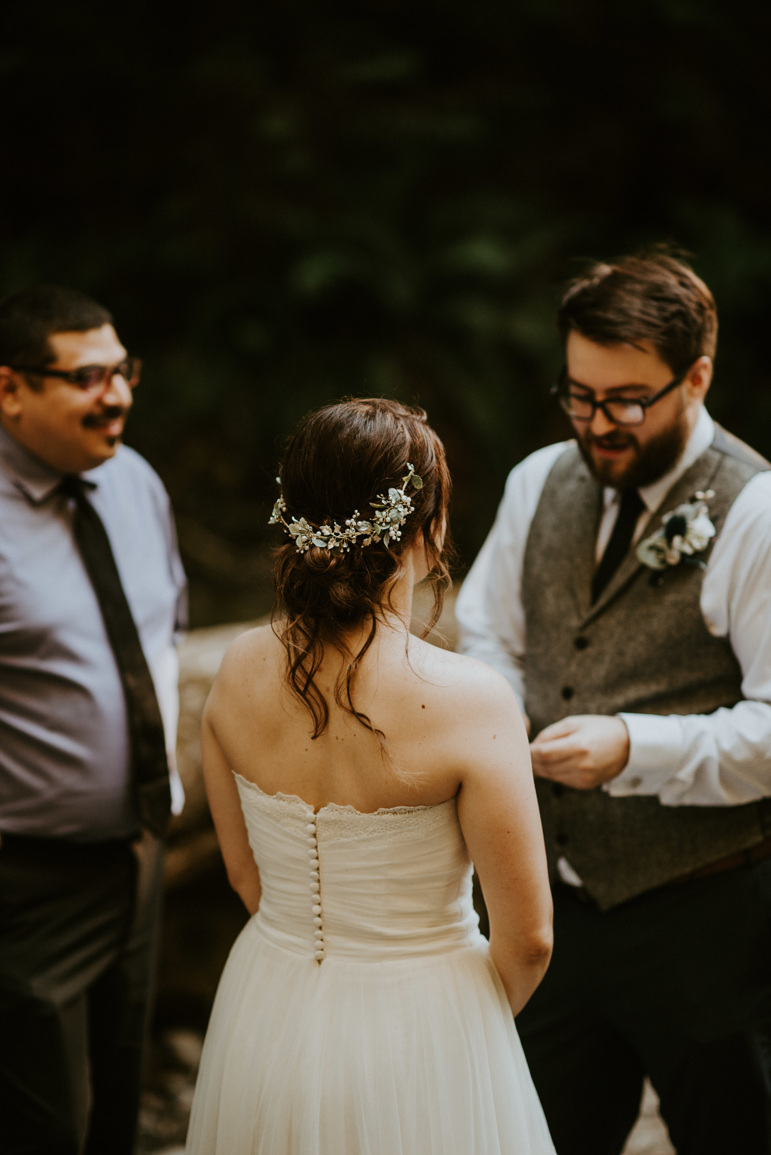 Chelsie + Matt's Marymere Falls Elopement at Olympic National Park by Kamra Fuller Photography