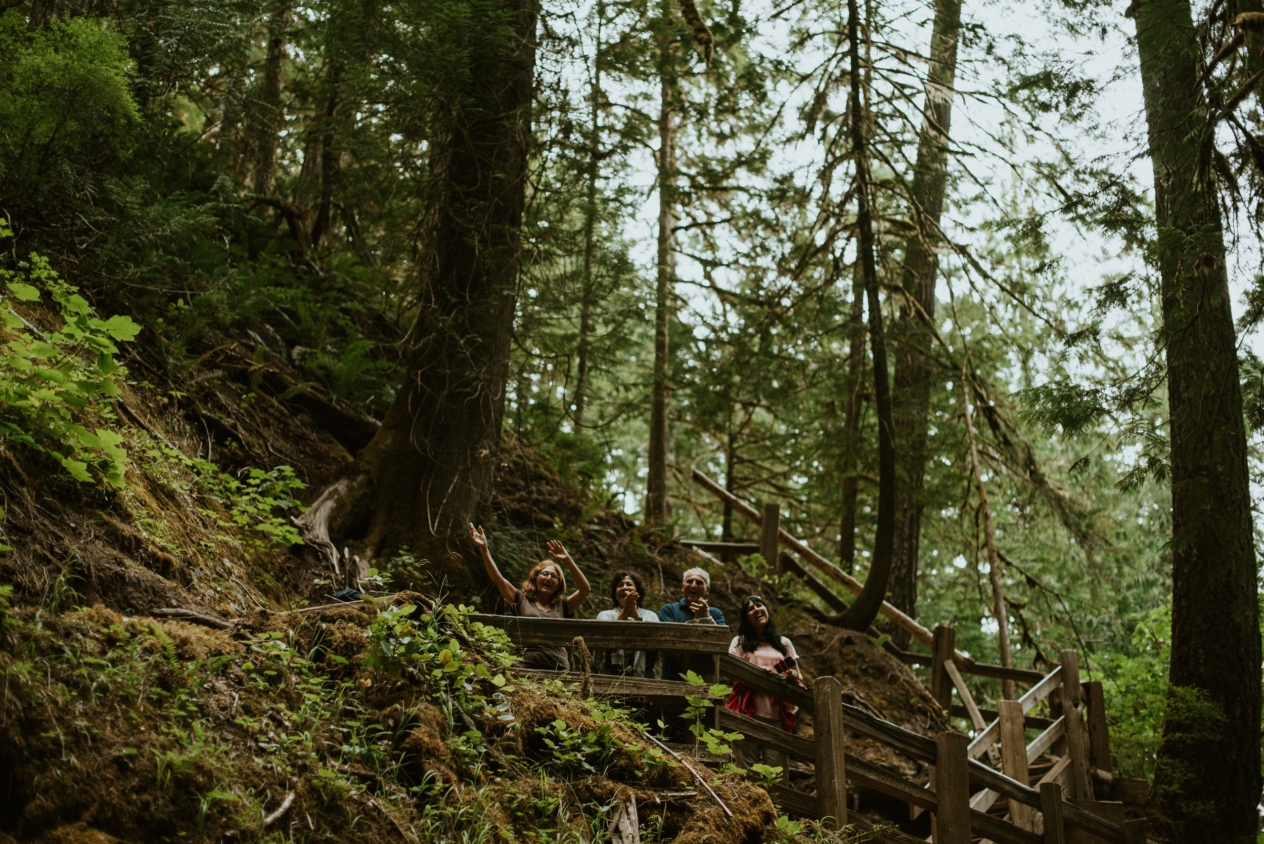 Chelsie + Matt's Marymere Falls Elopement at Olympic National Park by Kamra Fuller Photography