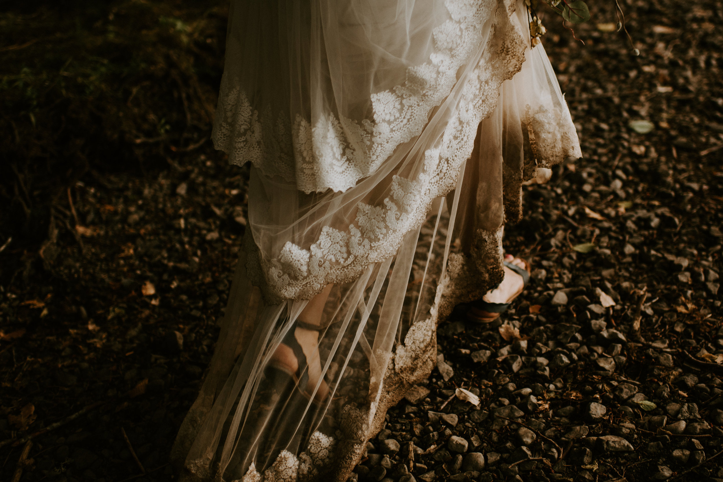 Chelsie + Matt's Marymere Falls Elopement at Olympic National Park by Kamra Fuller Photography