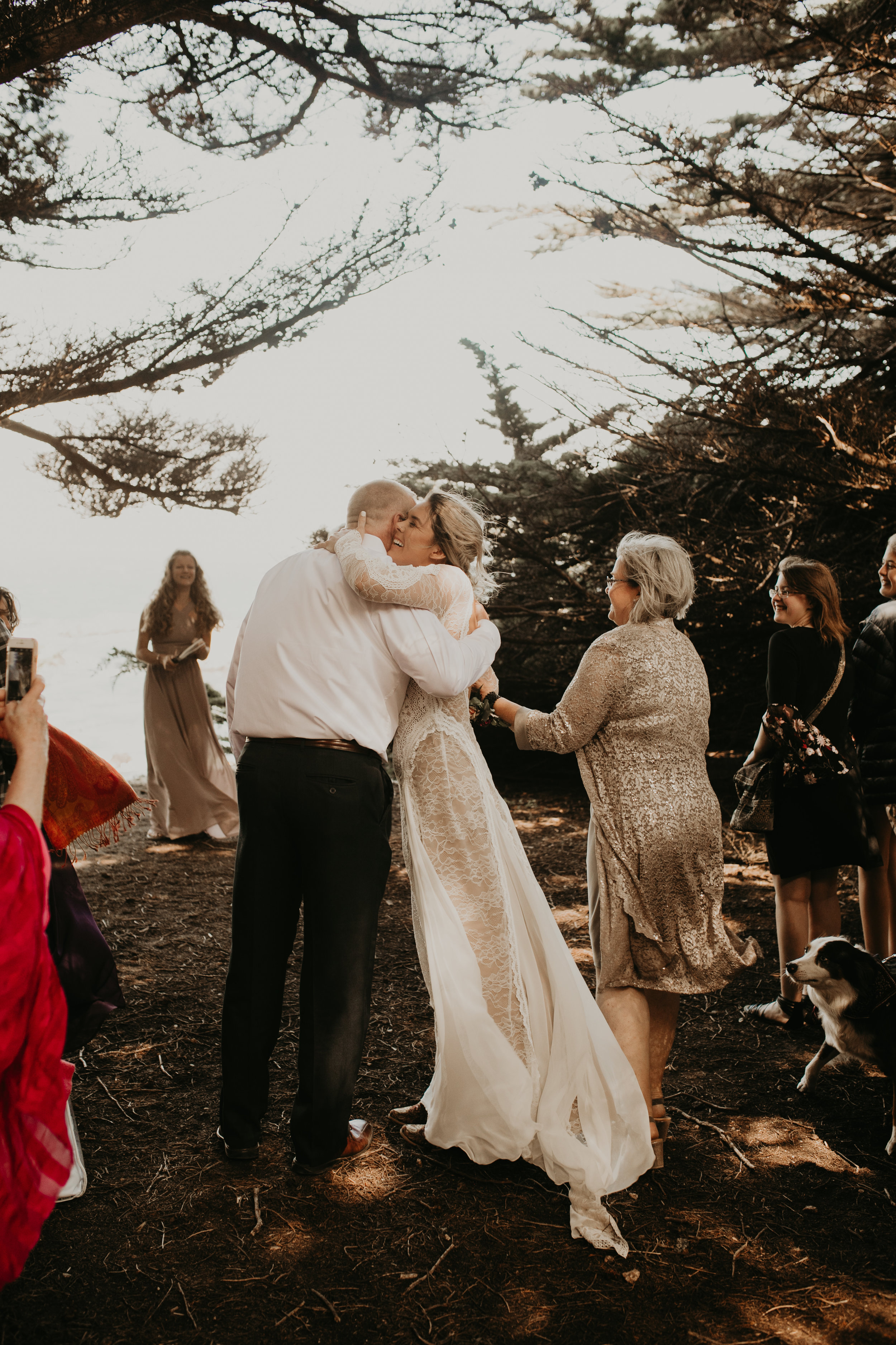 Joanna + Brian West Coast Intimate Adventure Wedding in Big Sur, CA by Seattle Wedding Photographer Kamra Fuller Photography