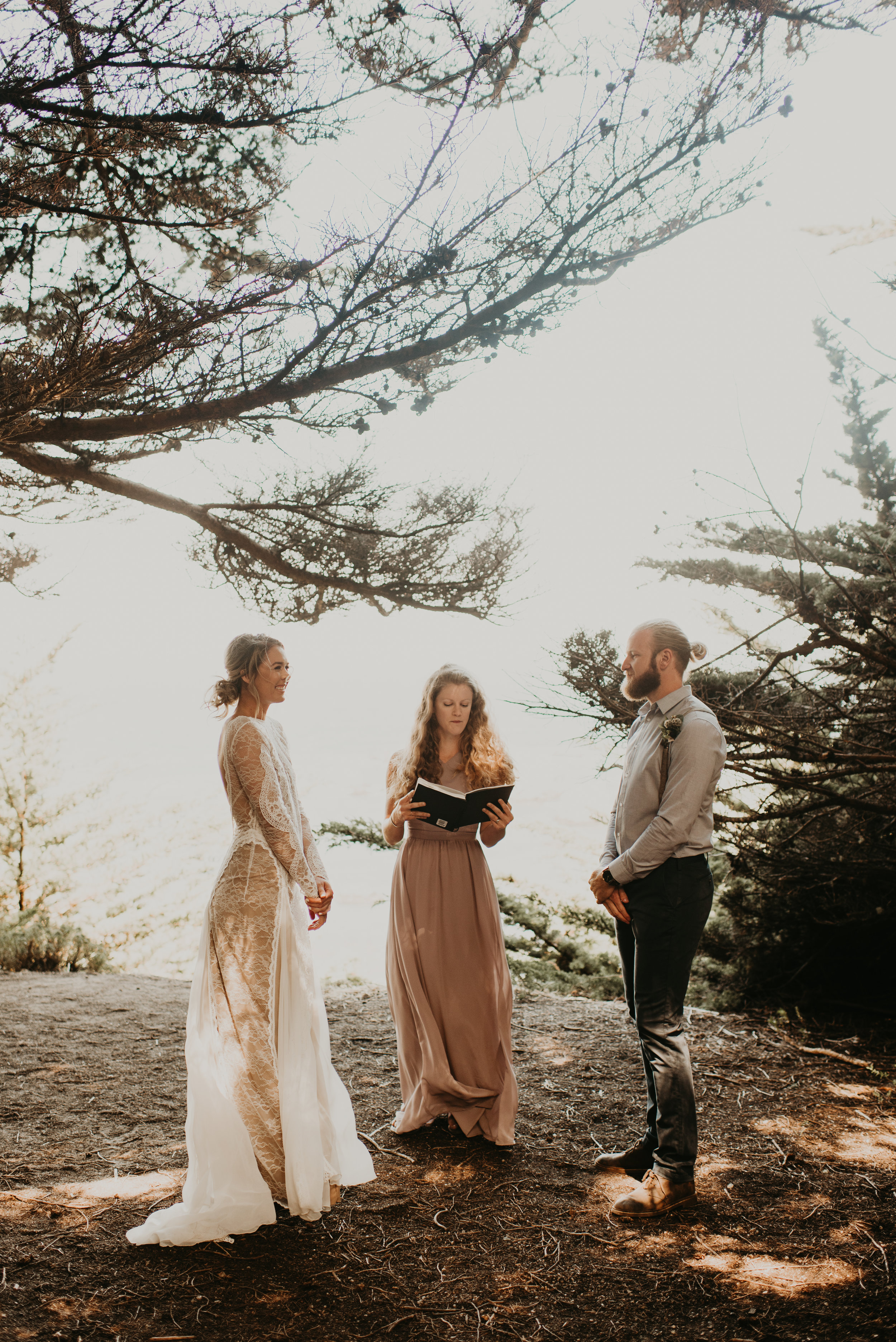 Joanna + Brian West Coast Intimate Adventure Wedding in Big Sur, CA by Seattle Wedding Photographer Kamra Fuller Photography