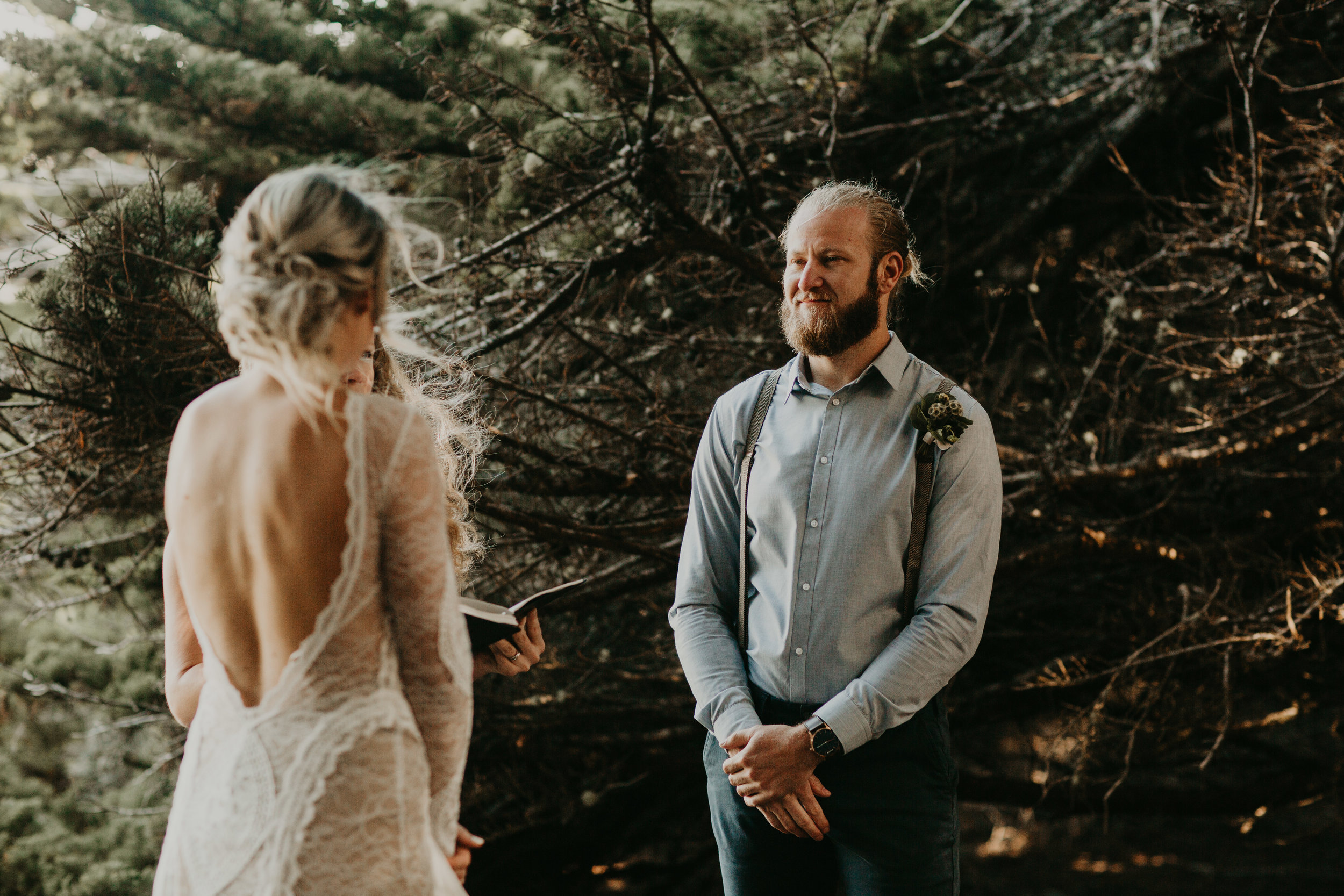 Joanna + Brian West Coast Intimate Adventure Wedding in Big Sur, CA by Seattle Wedding Photographer Kamra Fuller Photography