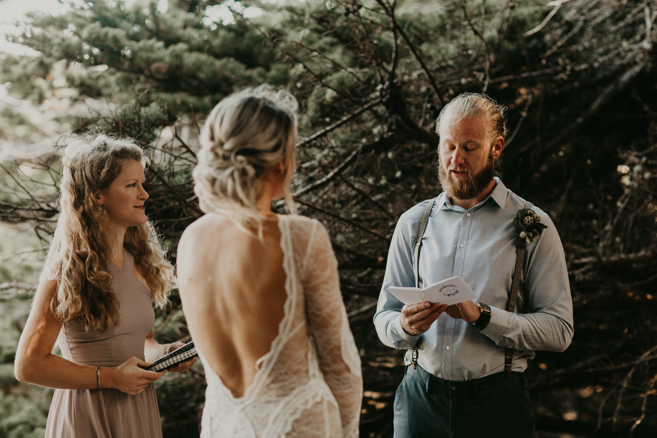 Joanna + Brian West Coast Intimate Adventure Wedding in Big Sur, CA by Seattle Wedding Photographer Kamra Fuller Photography