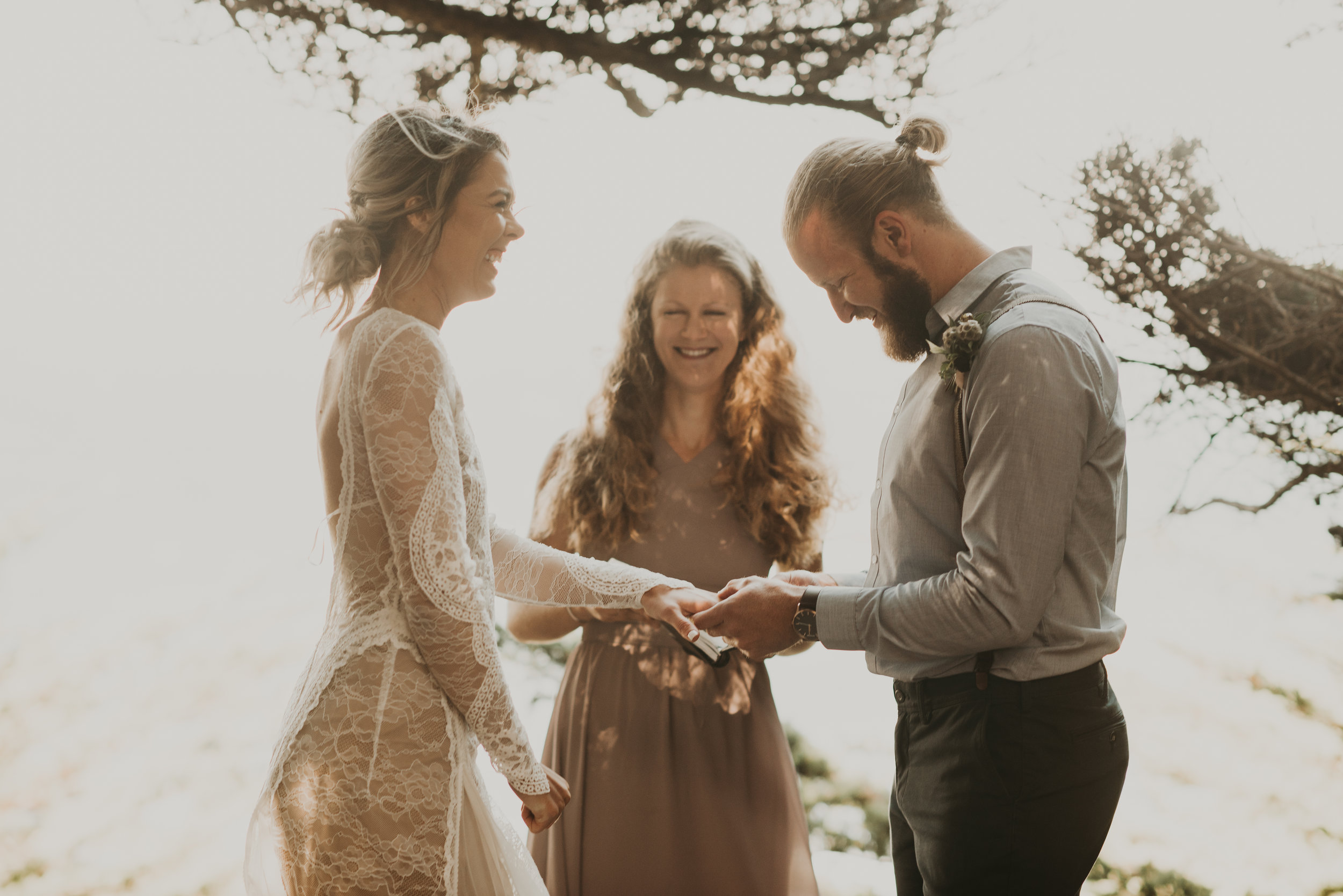 Joanna + Brian West Coast Intimate Adventure Wedding in Big Sur, CA by Seattle Wedding Photographer Kamra Fuller Photography