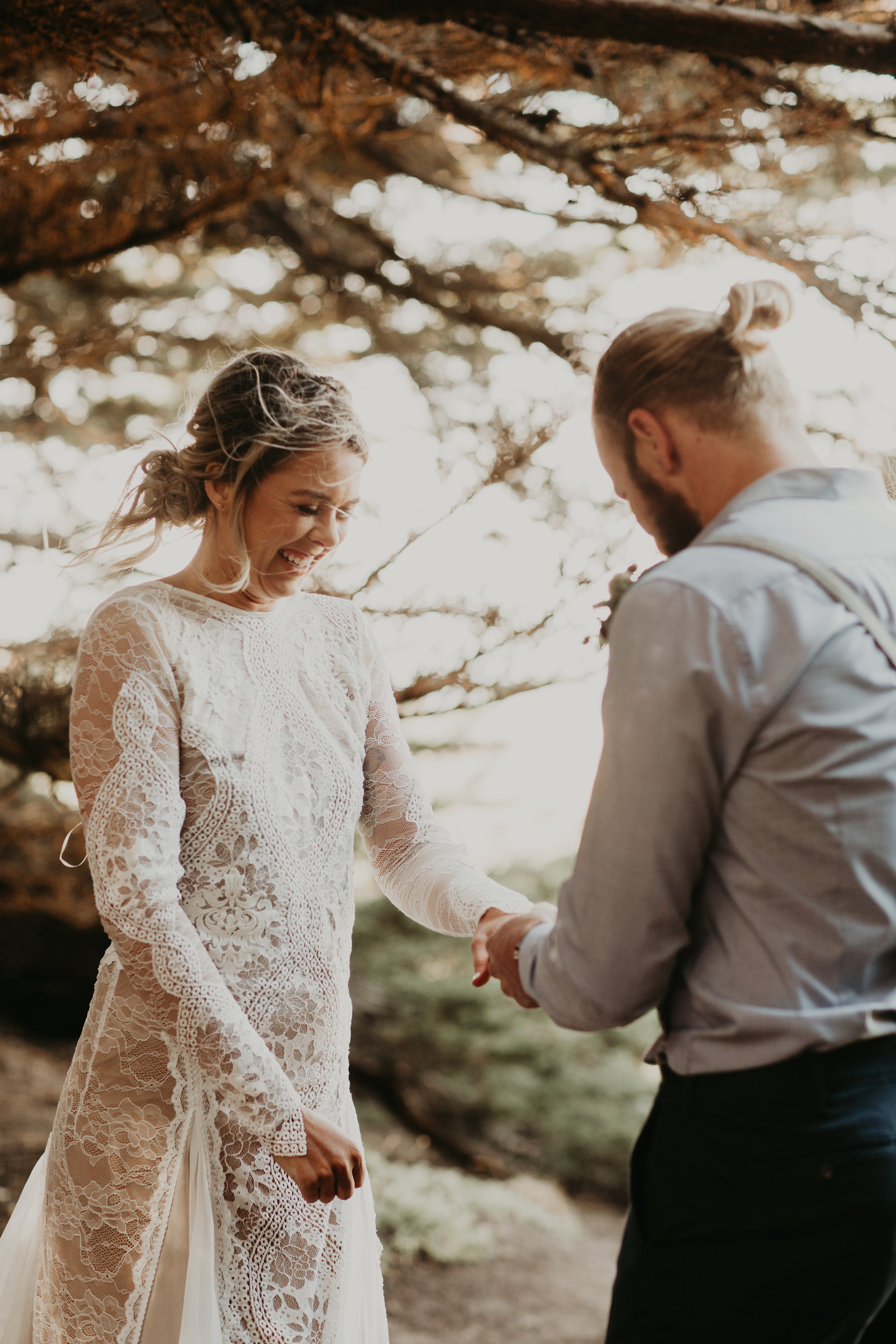 Joanna + Brian West Coast Intimate Adventure Wedding in Big Sur, CA by Seattle Wedding Photographer Kamra Fuller Photography