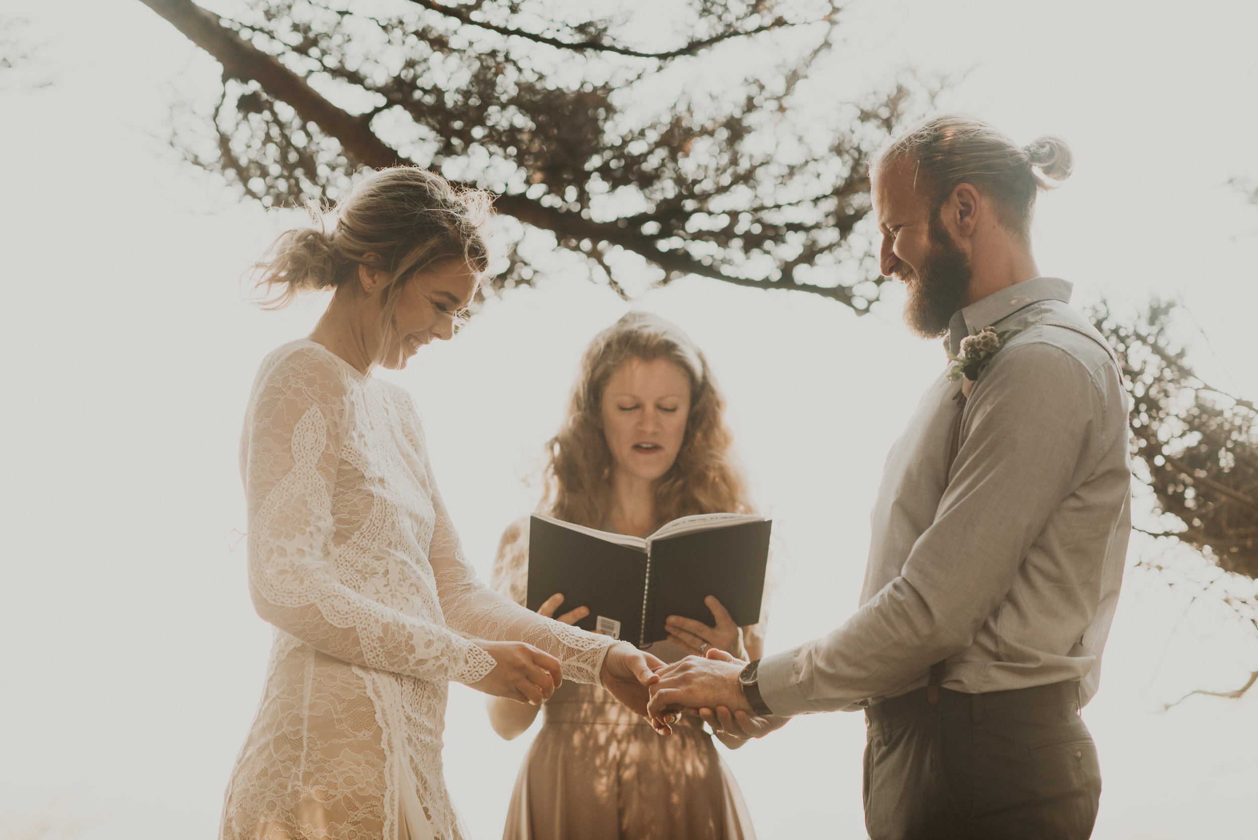 Joanna + Brian West Coast Intimate Adventure Wedding in Big Sur, CA by Seattle Wedding Photographer Kamra Fuller Photography