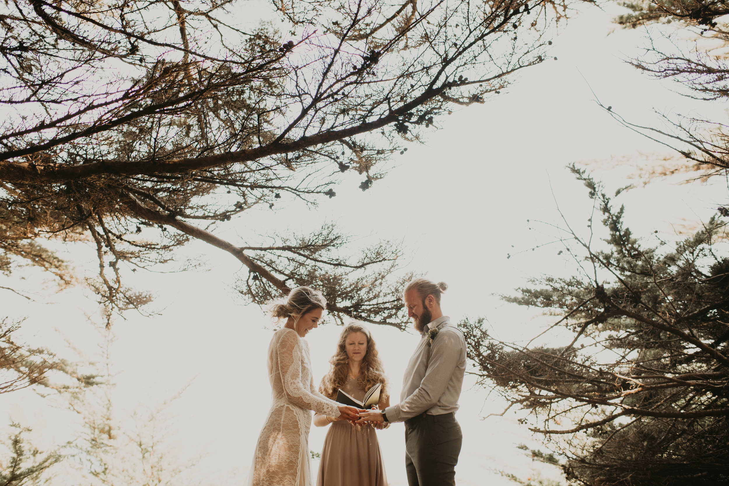 Joanna + Brian West Coast Intimate Adventure Wedding in Big Sur, CA by Seattle Wedding Photographer Kamra Fuller Photography