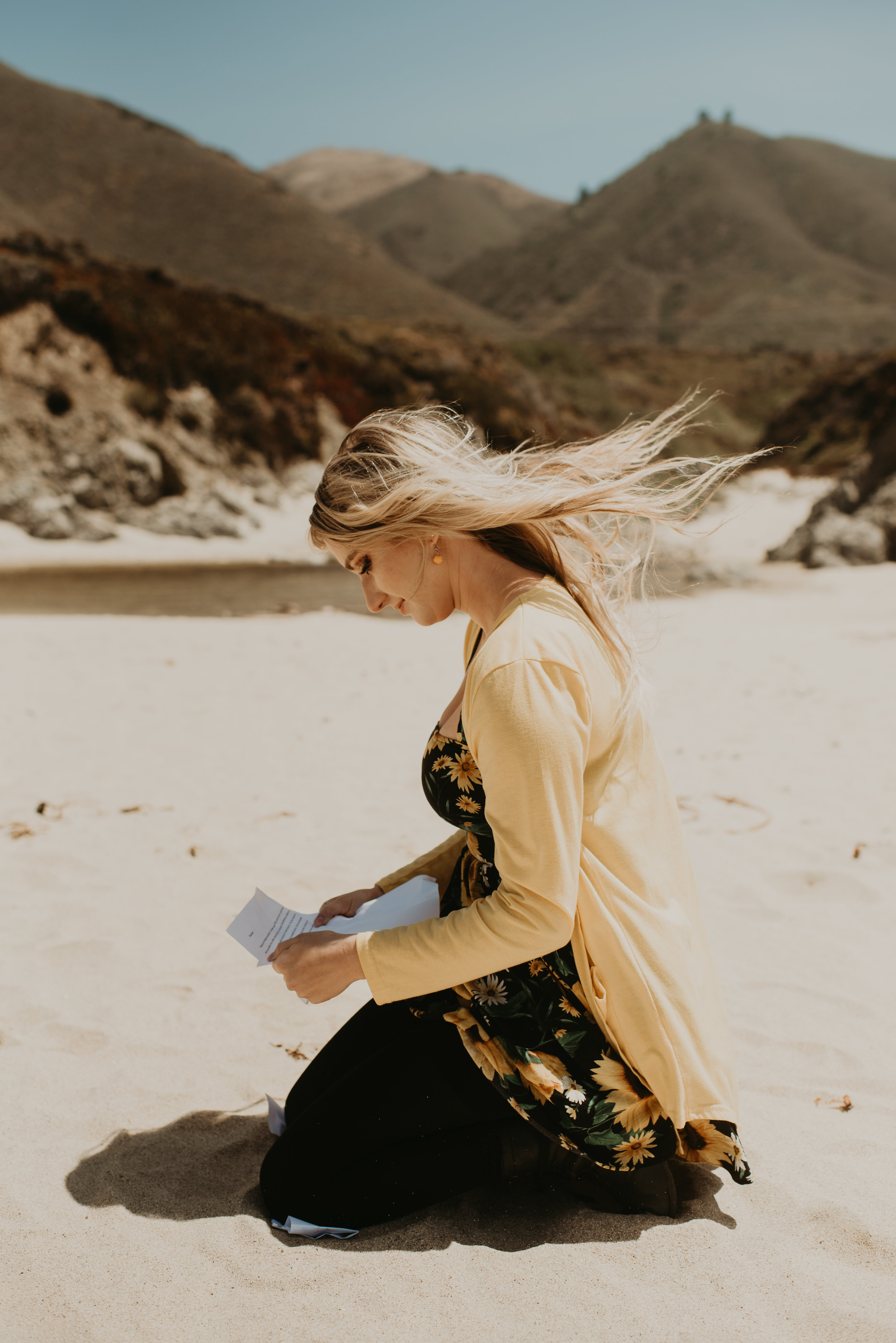 Joanna + Brian West Coast Intimate Adventure Wedding in Big Sur, CA by Seattle Wedding Photographer Kamra Fuller Photography