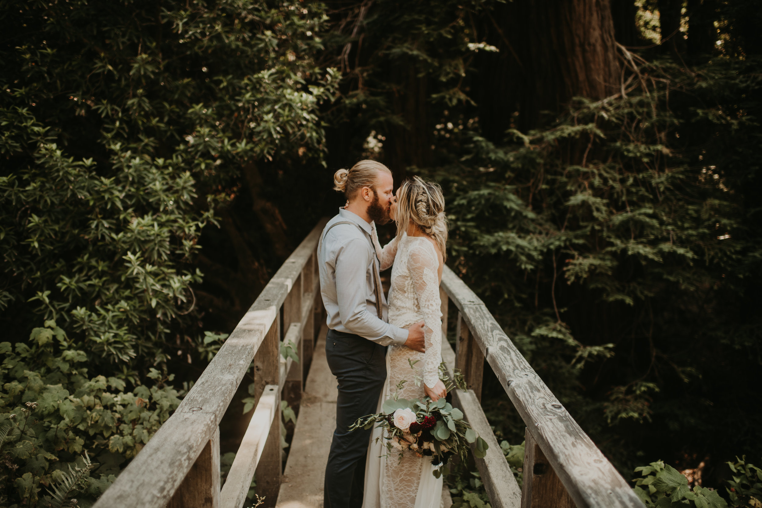 Joanna + Brian West Coast Intimate Adventure Wedding in Big Sur, CA by Seattle Wedding Photographer Kamra Fuller Photography