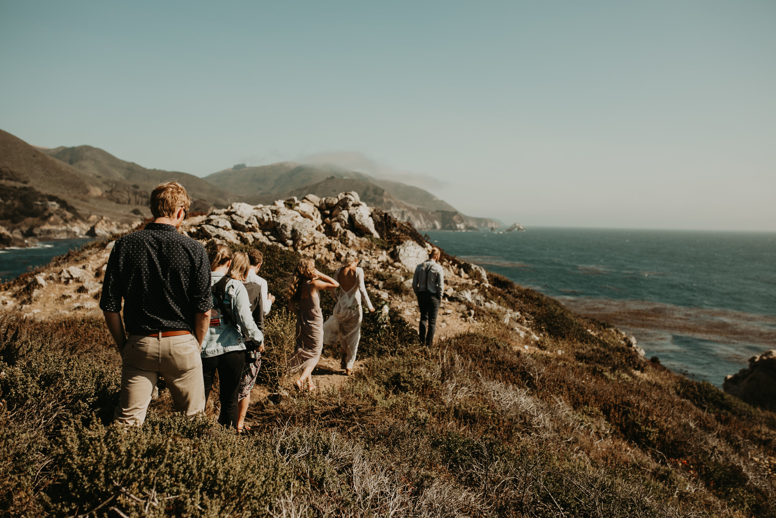 Joanna + Brian West Coast Intimate Adventure Wedding in Big Sur, CA by Seattle Wedding Photographer Kamra Fuller Photography