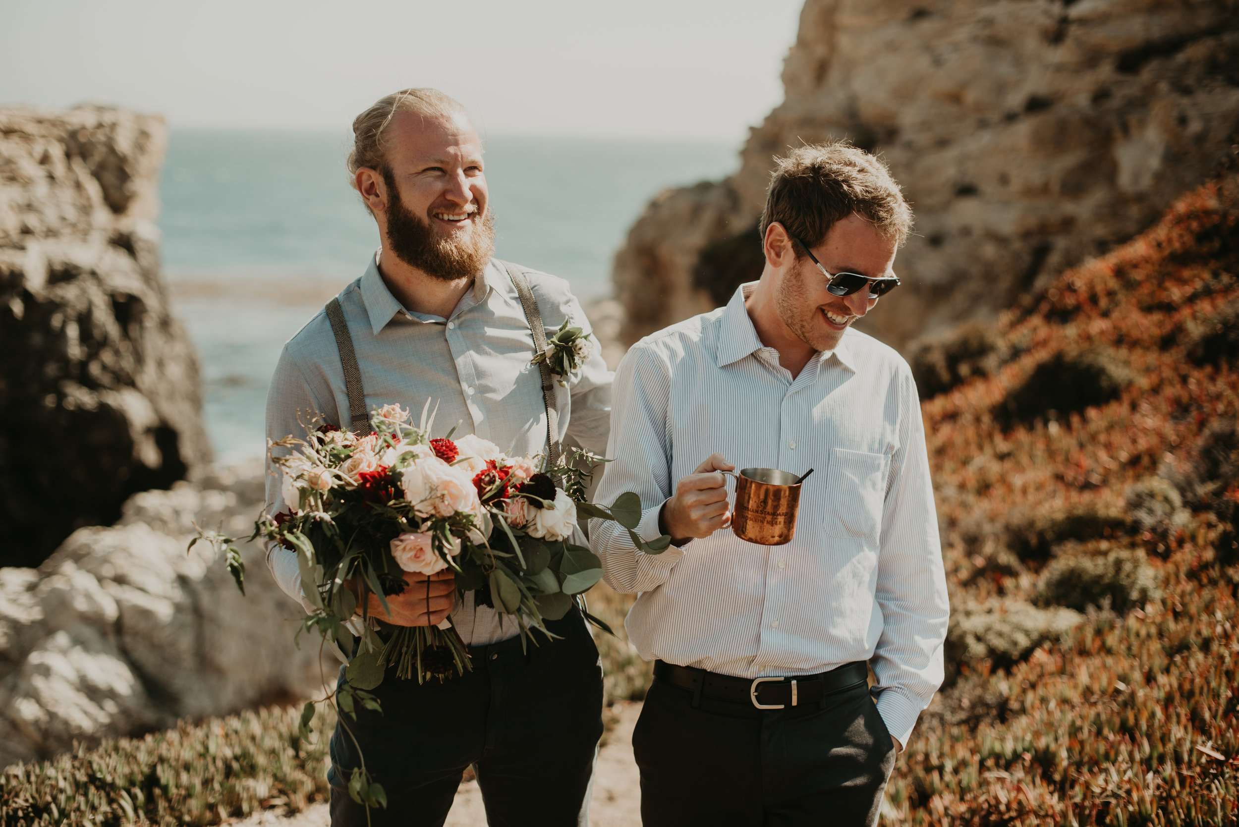 Joanna + Brian West Coast Intimate Adventure Wedding in Big Sur, CA by Seattle Wedding Photographer Kamra Fuller Photography