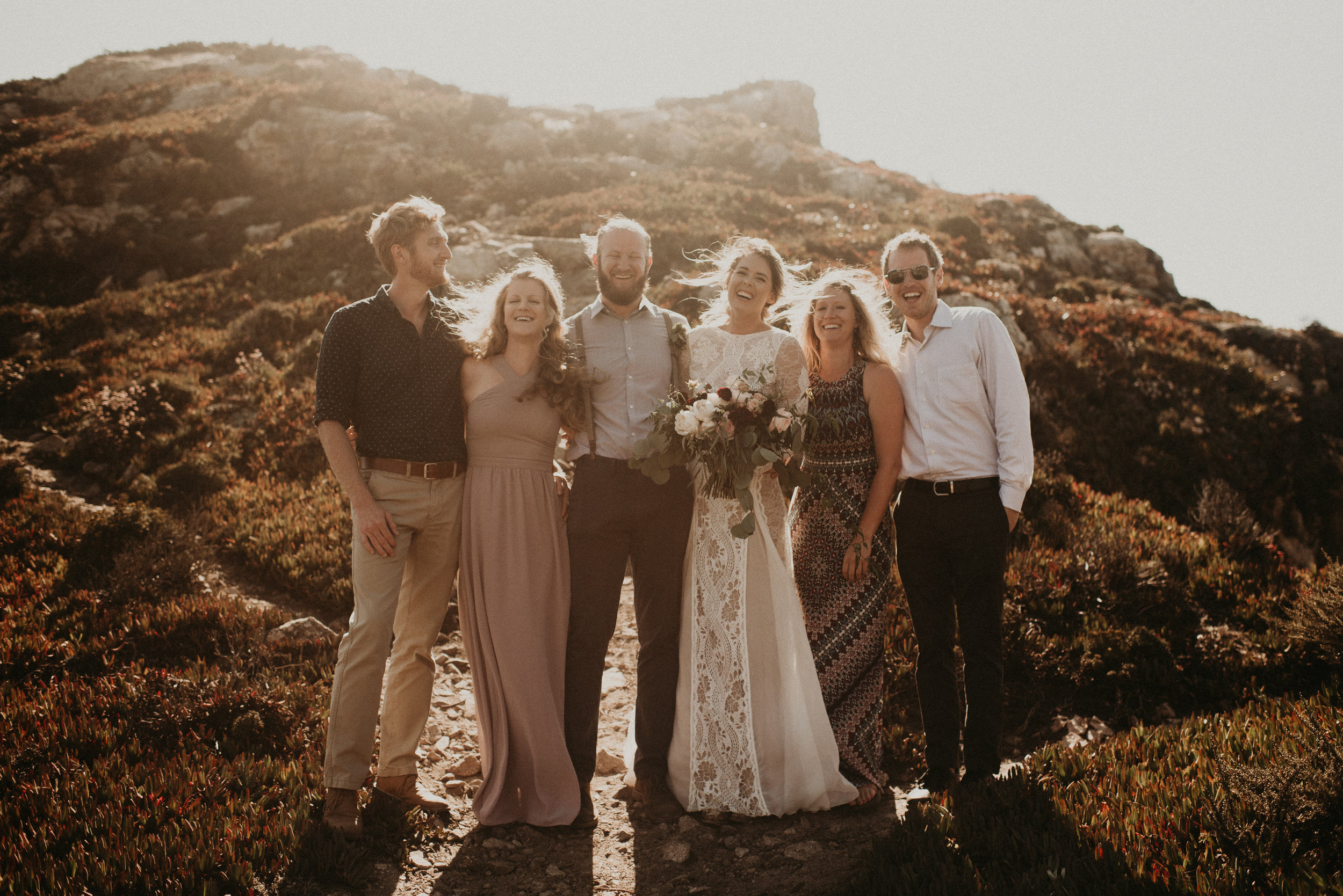 Joanna + Brian West Coast Intimate Adventure Wedding in Big Sur, CA by Seattle Wedding Photographer Kamra Fuller Photography