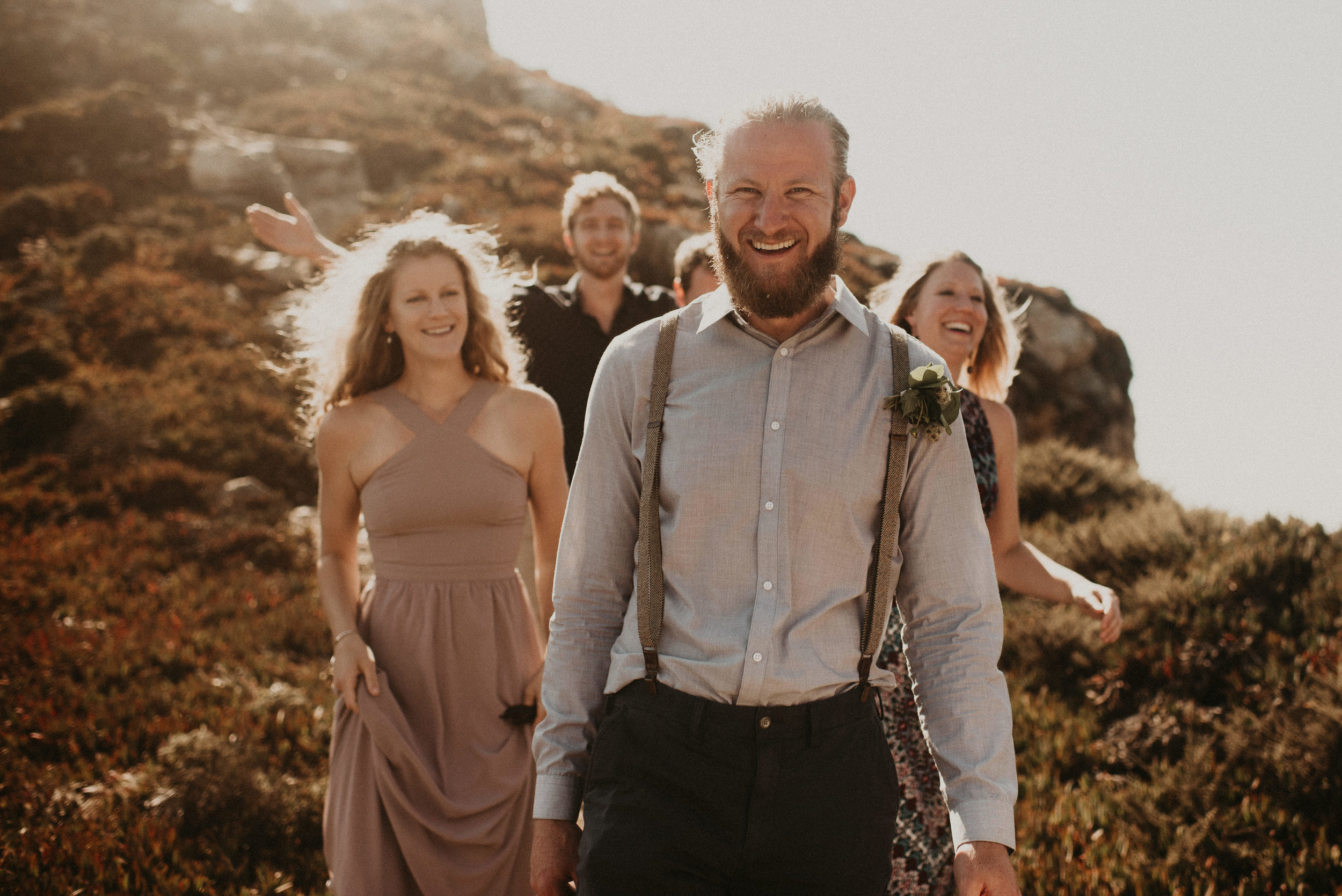 Joanna + Brian West Coast Intimate Adventure Wedding in Big Sur, CA by Seattle Wedding Photographer Kamra Fuller Photography