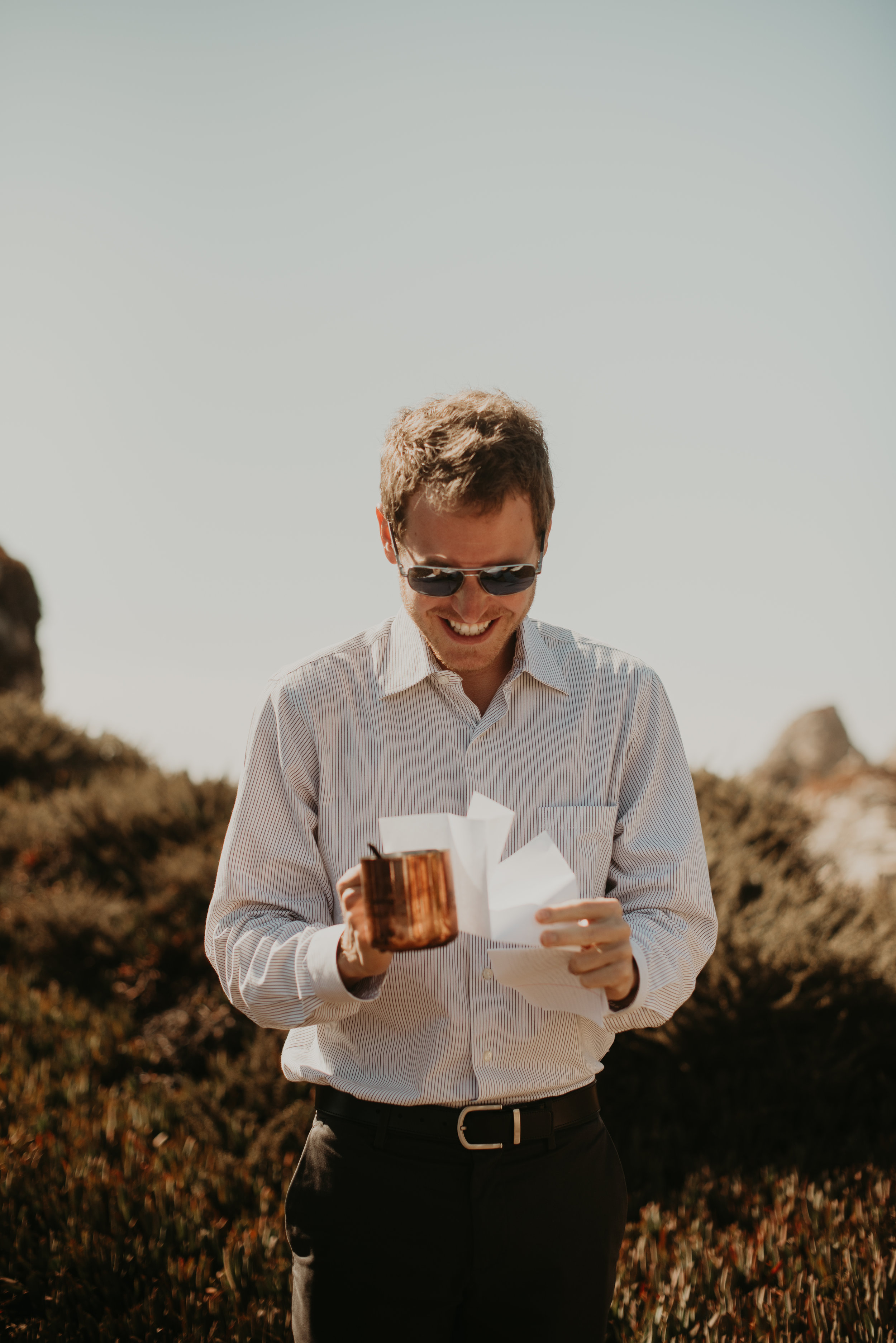 Joanna + Brian West Coast Intimate Adventure Wedding in Big Sur, CA by Seattle Wedding Photographer Kamra Fuller Photography