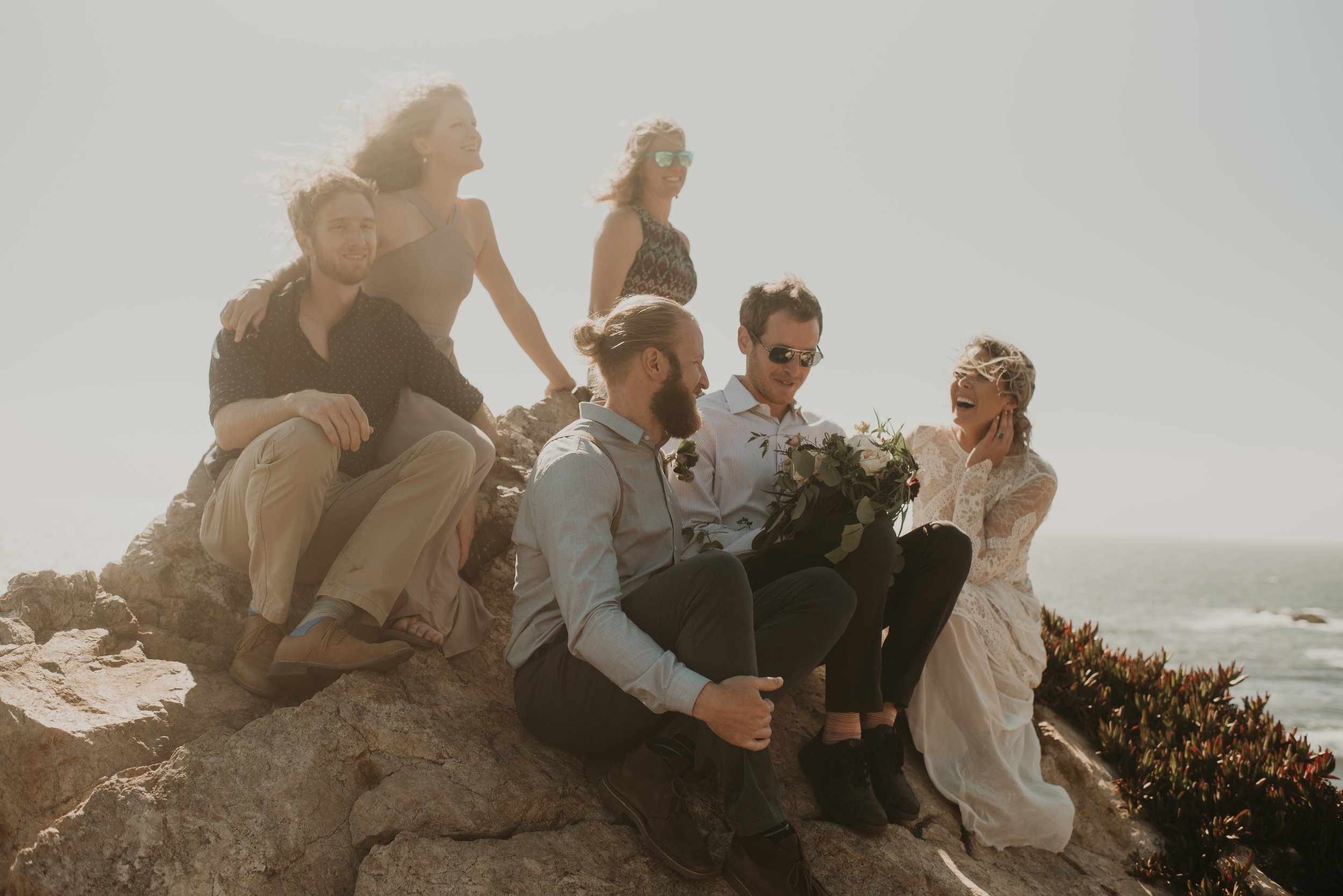 Joanna + Brian West Coast Intimate Adventure Wedding in Big Sur, CA by Seattle Wedding Photographer Kamra Fuller Photography