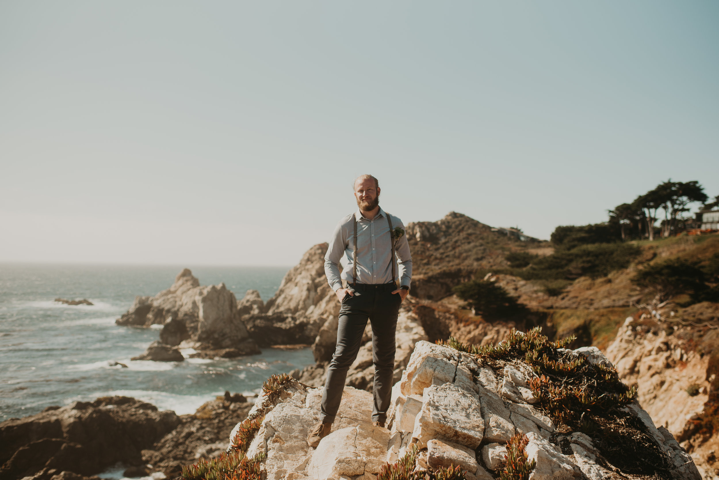 Joanna + Brian West Coast Intimate Adventure Wedding in Big Sur, CA by Seattle Wedding Photographer Kamra Fuller Photography