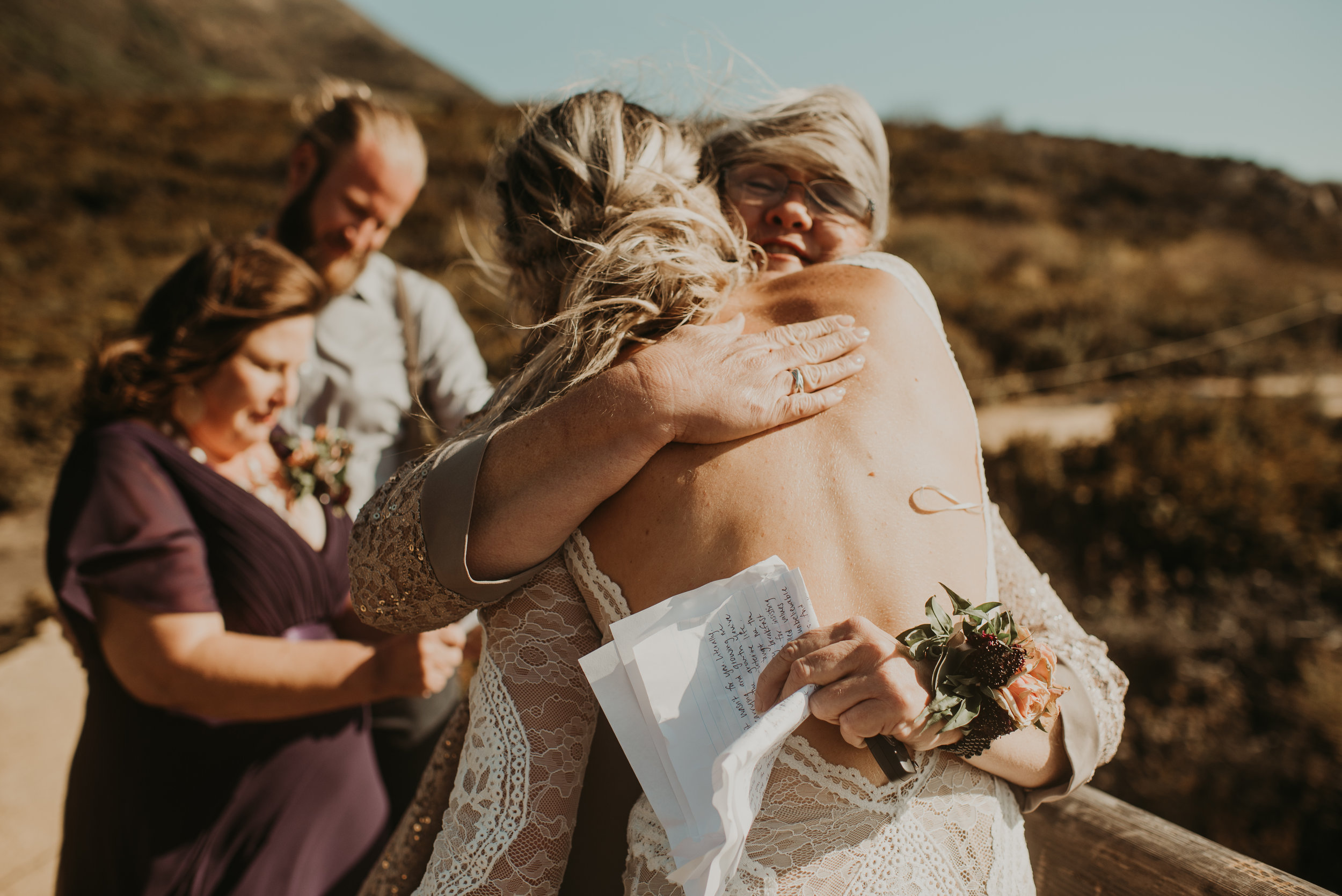 Joanna + Brian West Coast Intimate Adventure Wedding in Big Sur, CA by Seattle Wedding Photographer Kamra Fuller Photography