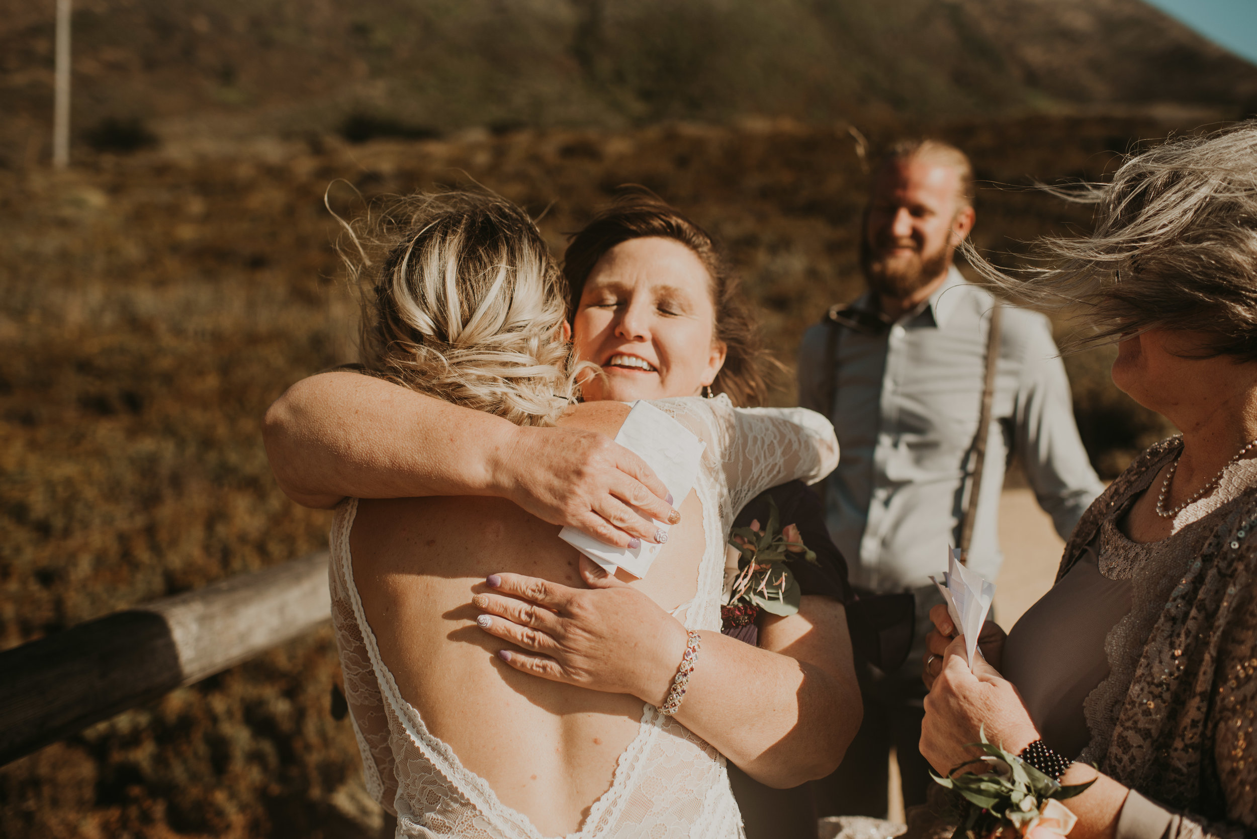 Joanna + Brian West Coast Intimate Adventure Wedding in Big Sur, CA by Seattle Wedding Photographer Kamra Fuller Photography