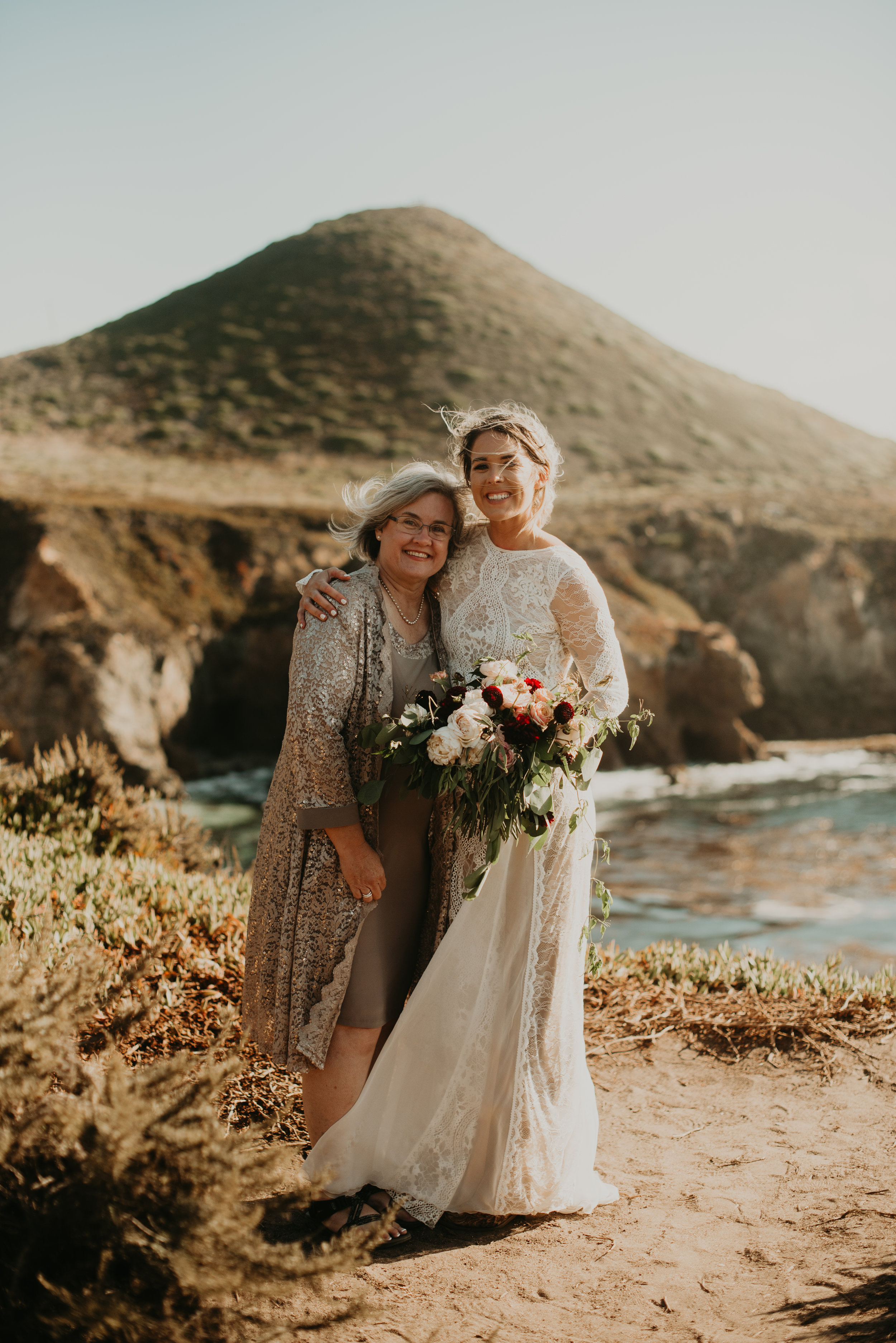 Joanna + Brian West Coast Intimate Adventure Wedding in Big Sur, CA by Seattle Wedding Photographer Kamra Fuller Photography