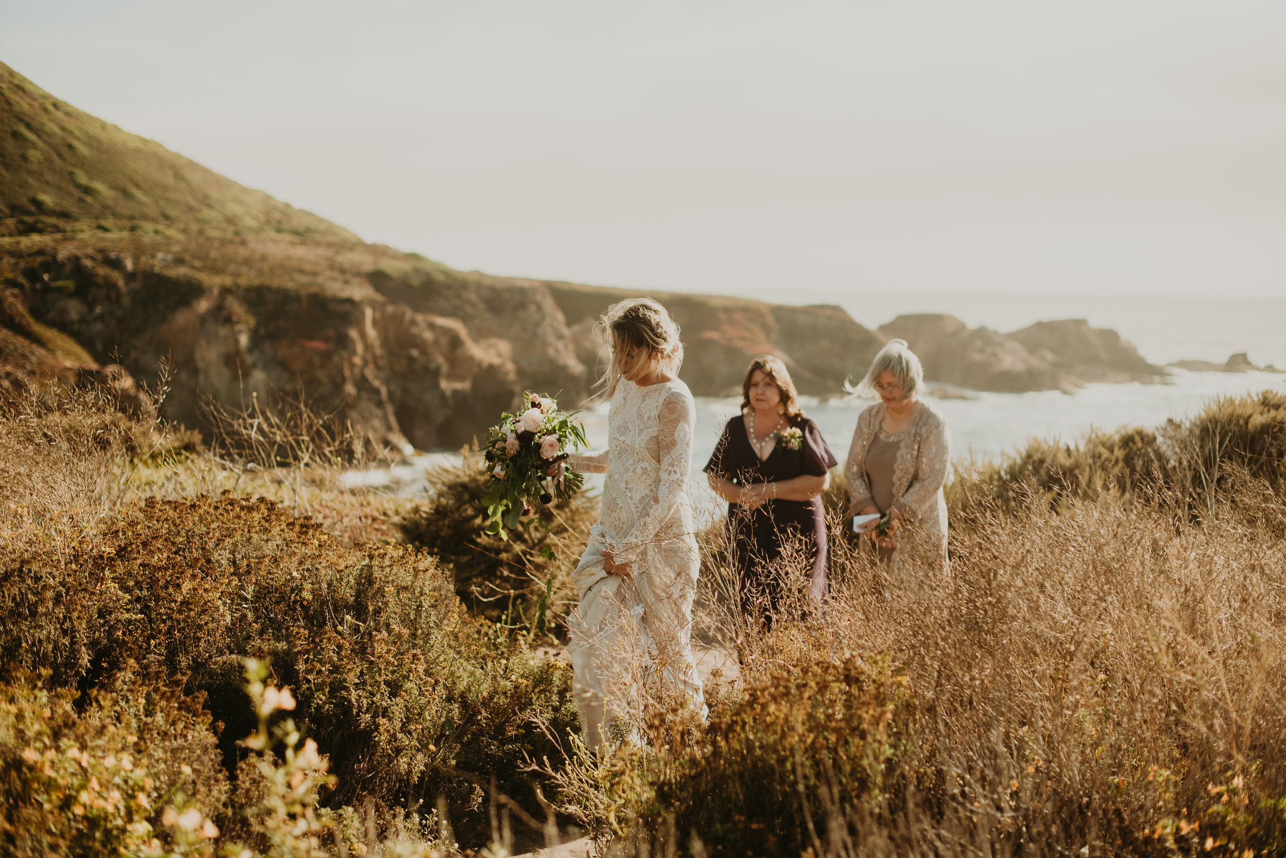 Joanna + Brian West Coast Intimate Adventure Wedding in Big Sur, CA by Seattle Wedding Photographer Kamra Fuller Photography