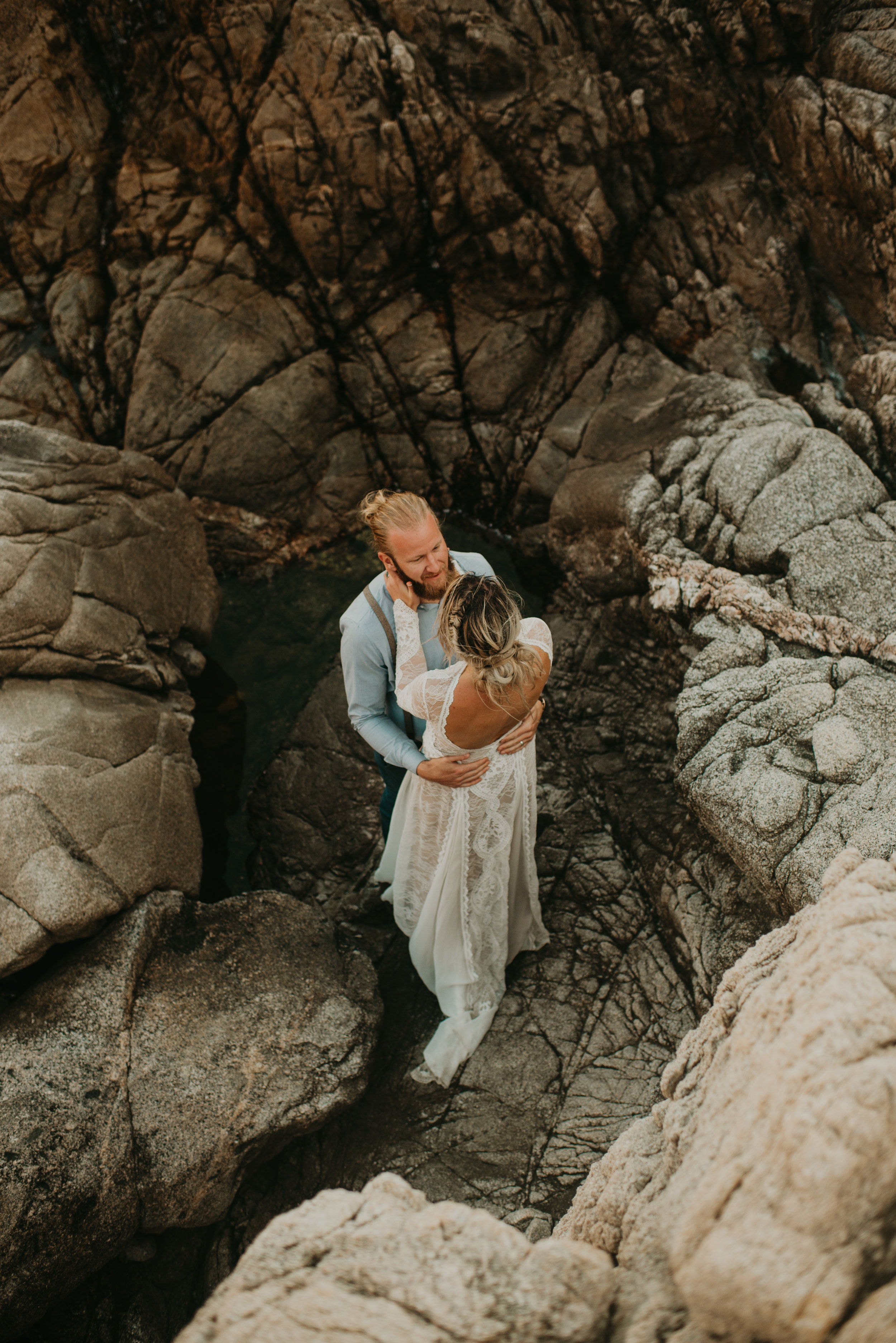 Joanna + Brian West Coast Intimate Adventure Wedding in Big Sur, CA by Seattle Wedding Photographer Kamra Fuller Photography
