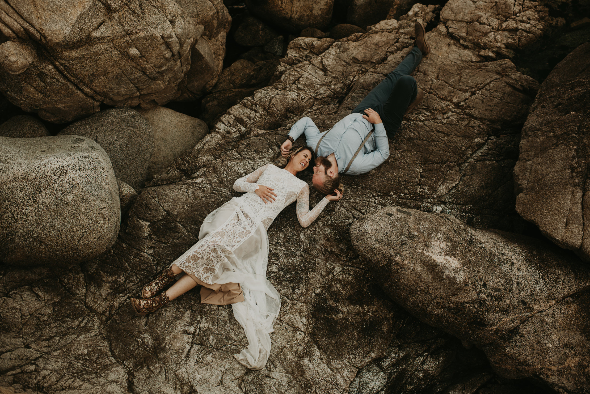 Joanna + Brian West Coast Intimate Adventure Wedding in Big Sur, CA by Seattle Wedding Photographer Kamra Fuller Photography