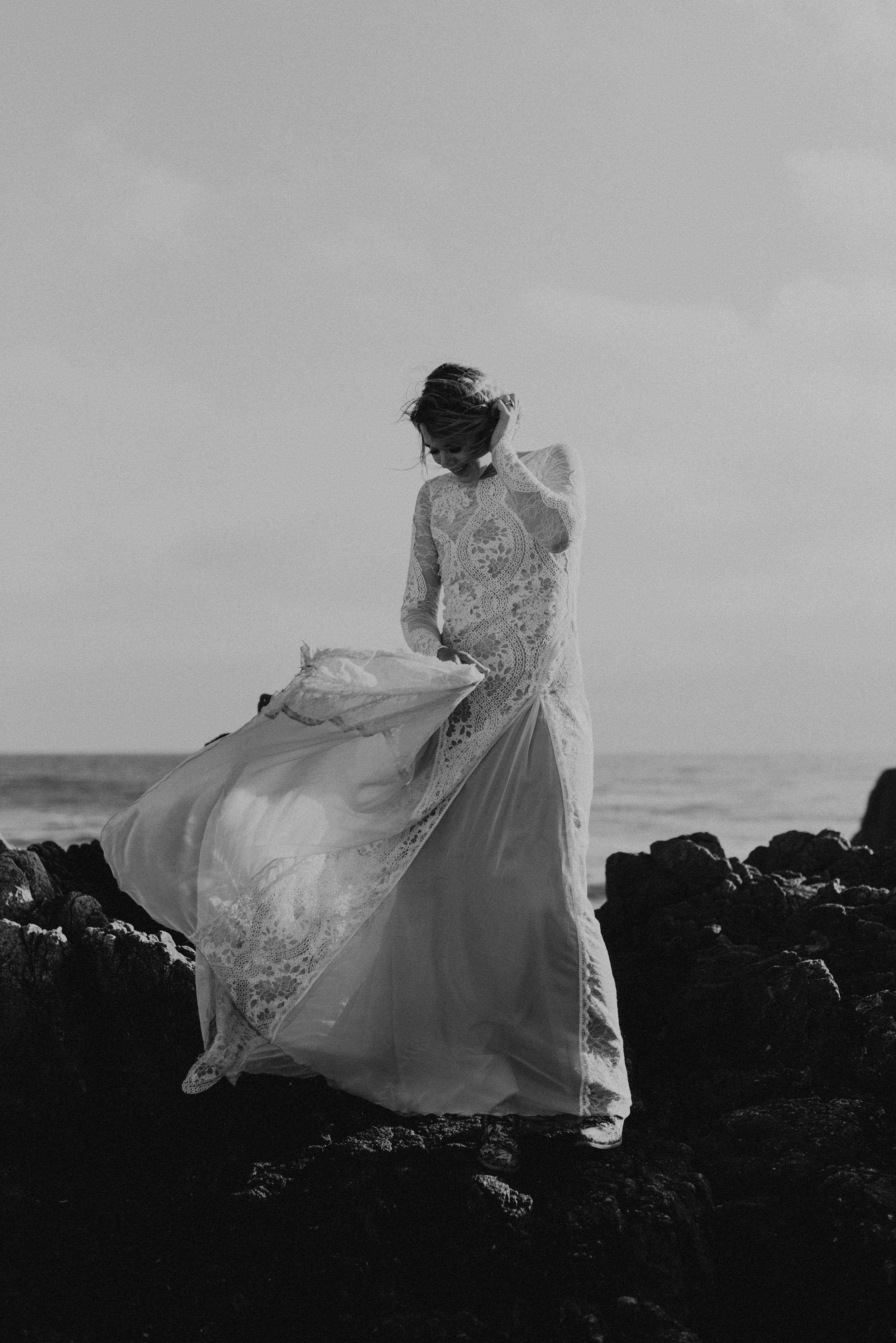 Joanna + Brian West Coast Intimate Adventure Wedding in Big Sur, CA by Seattle Wedding Photographer Kamra Fuller Photography