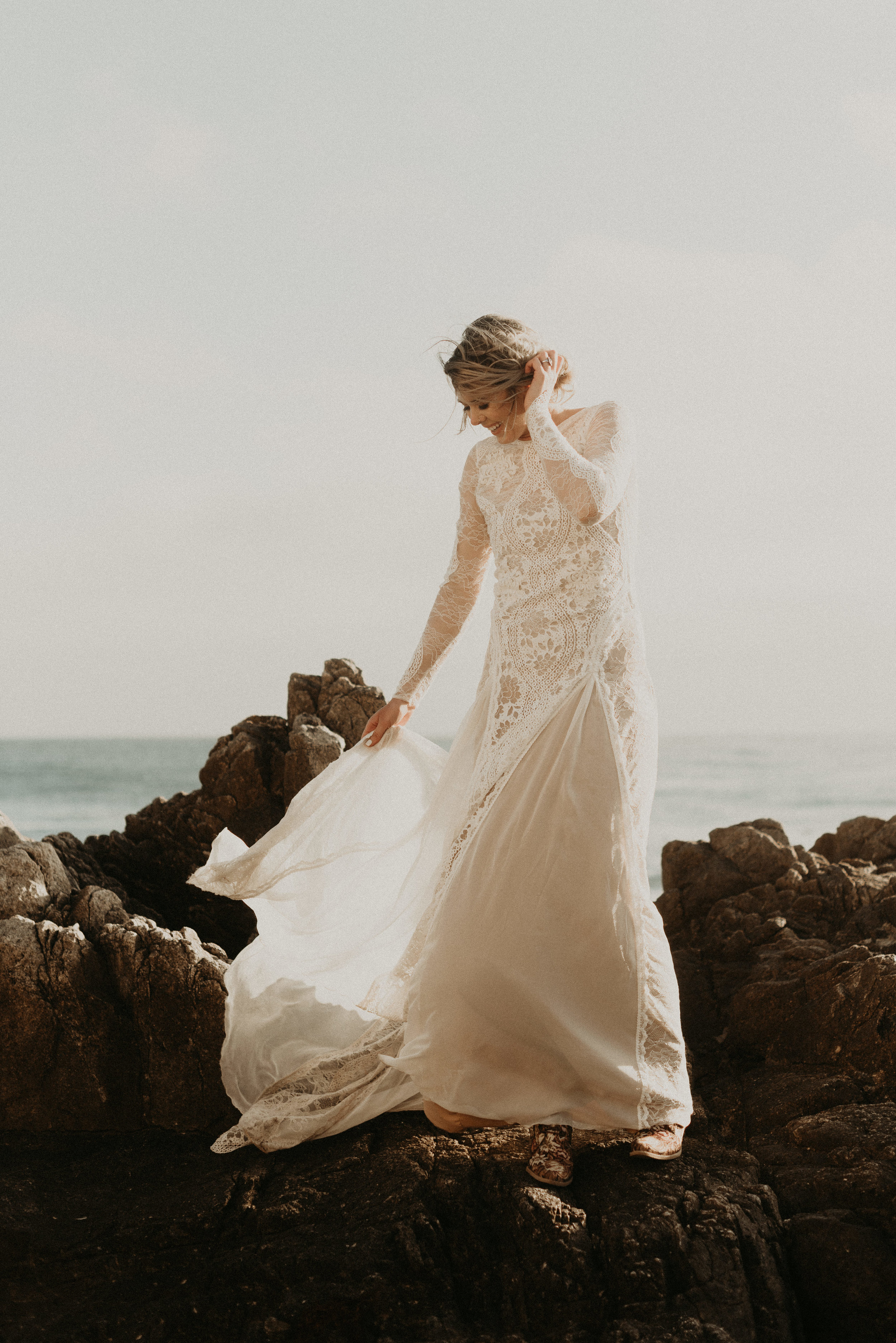 Joanna + Brian West Coast Intimate Adventure Wedding in Big Sur, CA by Seattle Wedding Photographer Kamra Fuller Photography