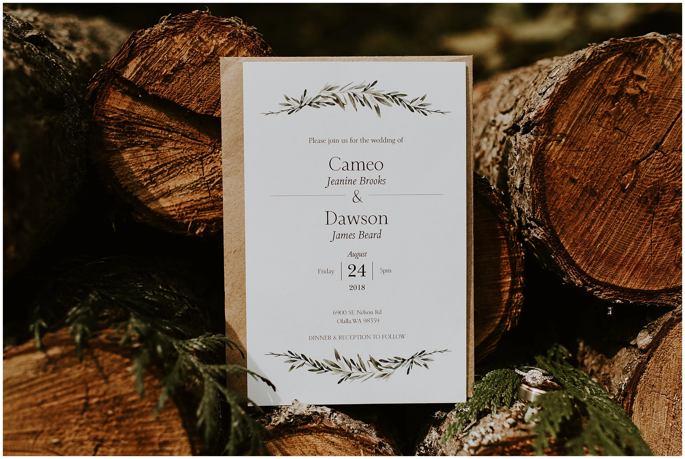 Cameo + Dawson's romantic backyard wedding in Olalla, WA by Seattle Wedding Photographer, Kamra Fuller Photography