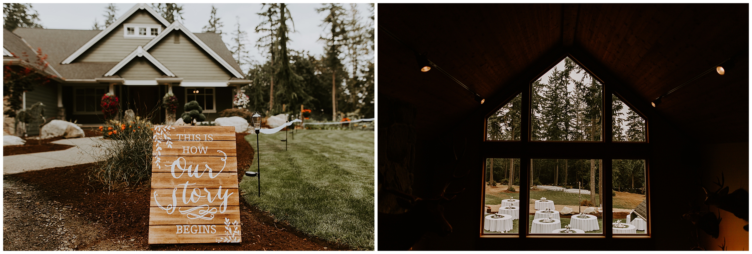 Cameo + Dawson's Romantic Backyard Wedding in Olalla, WA by Seattle Wedding Photographer, Kamra Fuller Photography