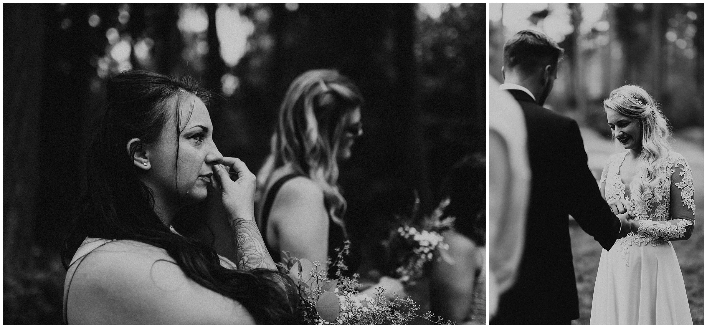 Cameo + Dawson's romantic backyard wedding in Olalla, WA by Seattle Wedding Photographer, Kamra Fuller Photography