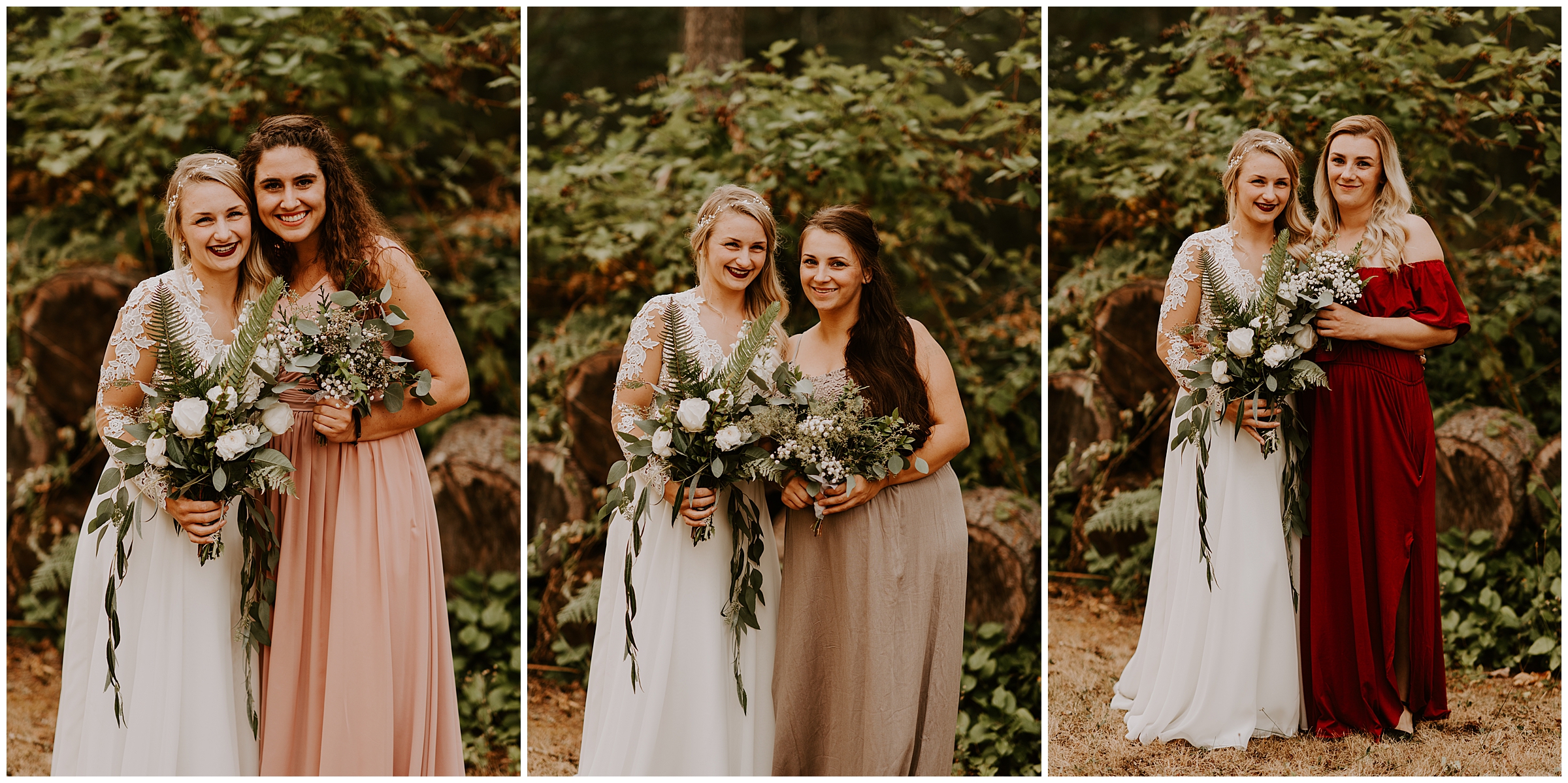 Cameo + Dawson's romantic backyard wedding in Olalla, WA by Seattle Wedding Photographer, Kamra Fuller Photography