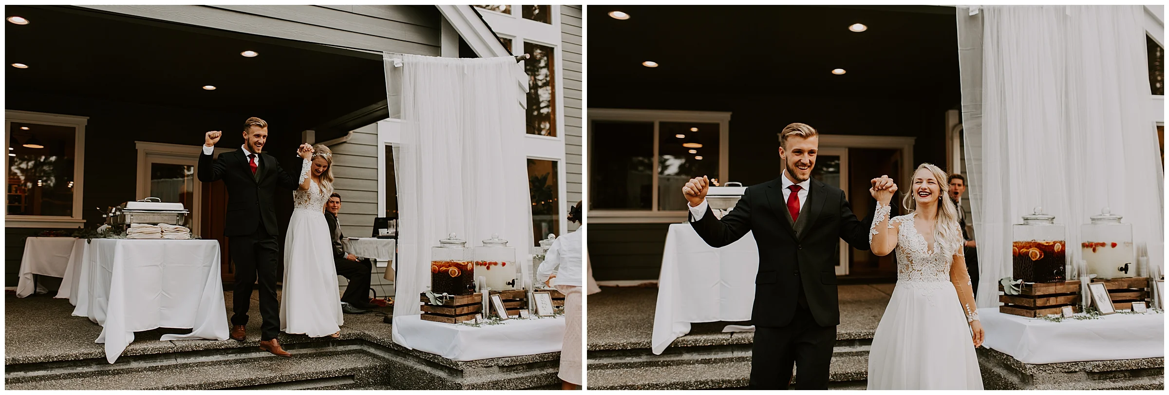 Cameo + Dawson's romantic backyard wedding in Olalla, WA by Seattle Wedding Photographer, Kamra Fuller Photography