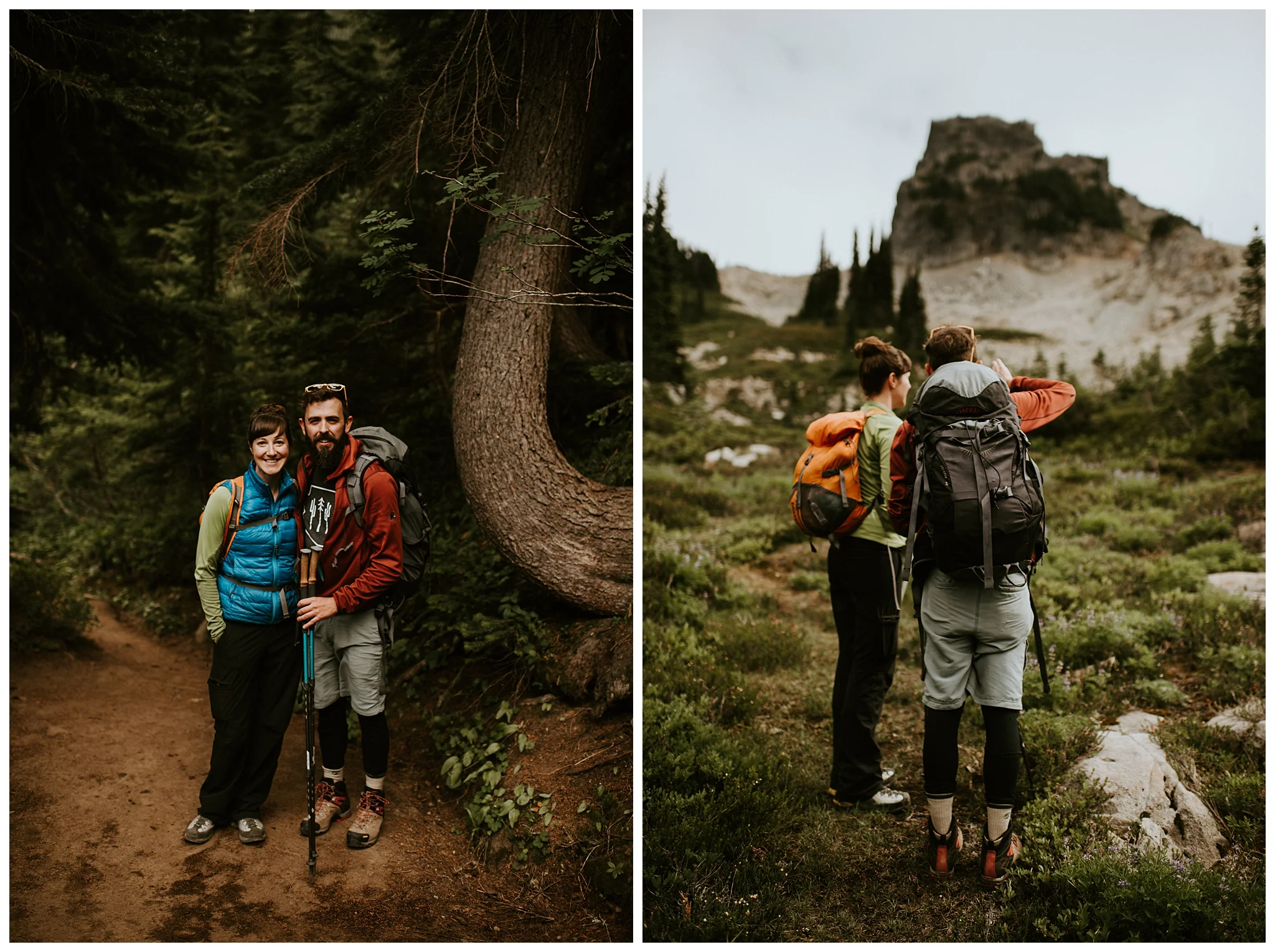 Pinnacle Peak Adventure Elopement at Mt. Rainier National Park by Seattle Elopement Photographer, Kamra Fuller Photography - Seattle Wedding Photographer