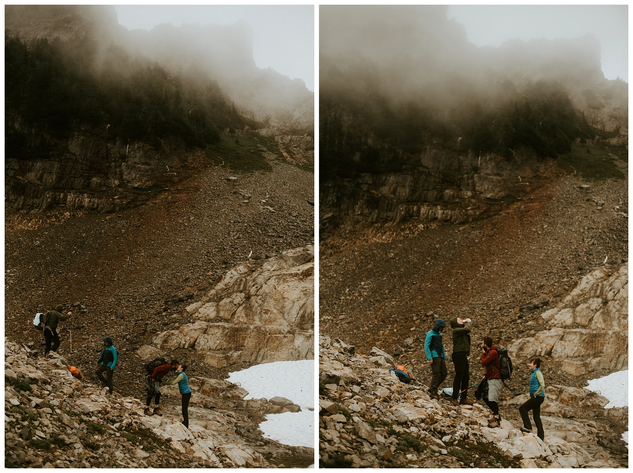 Pinnacle Peak Adventure Elopement at Mt. Rainier National Park by Seattle Elopement Photographer, Kamra Fuller Photography - Seattle Wedding Photographer