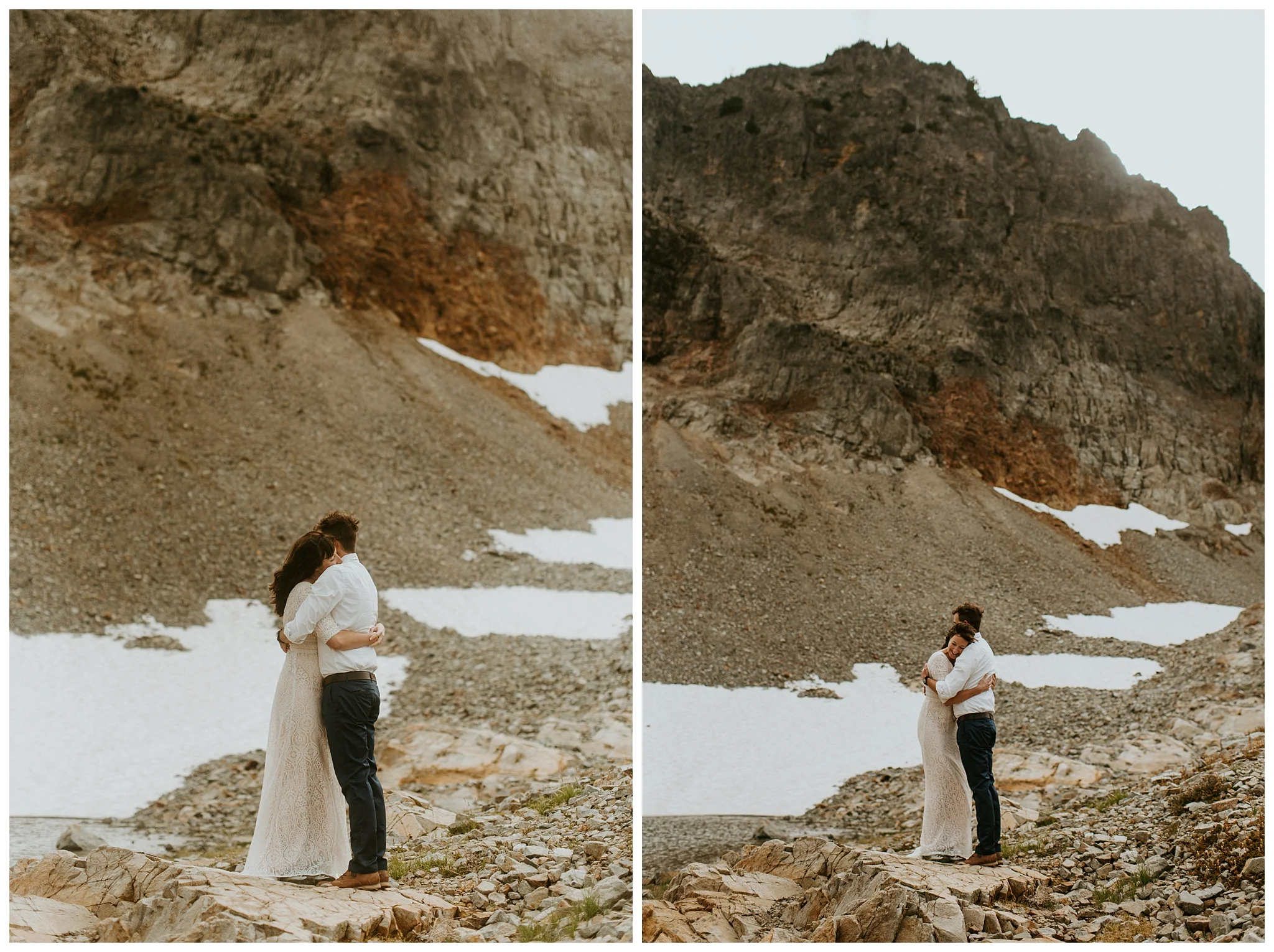 Pinnacle Peak Adventure Elopement at Mt. Rainier National Park by Seattle Elopement Photographer, Kamra Fuller Photography - Seattle Wedding Photographer