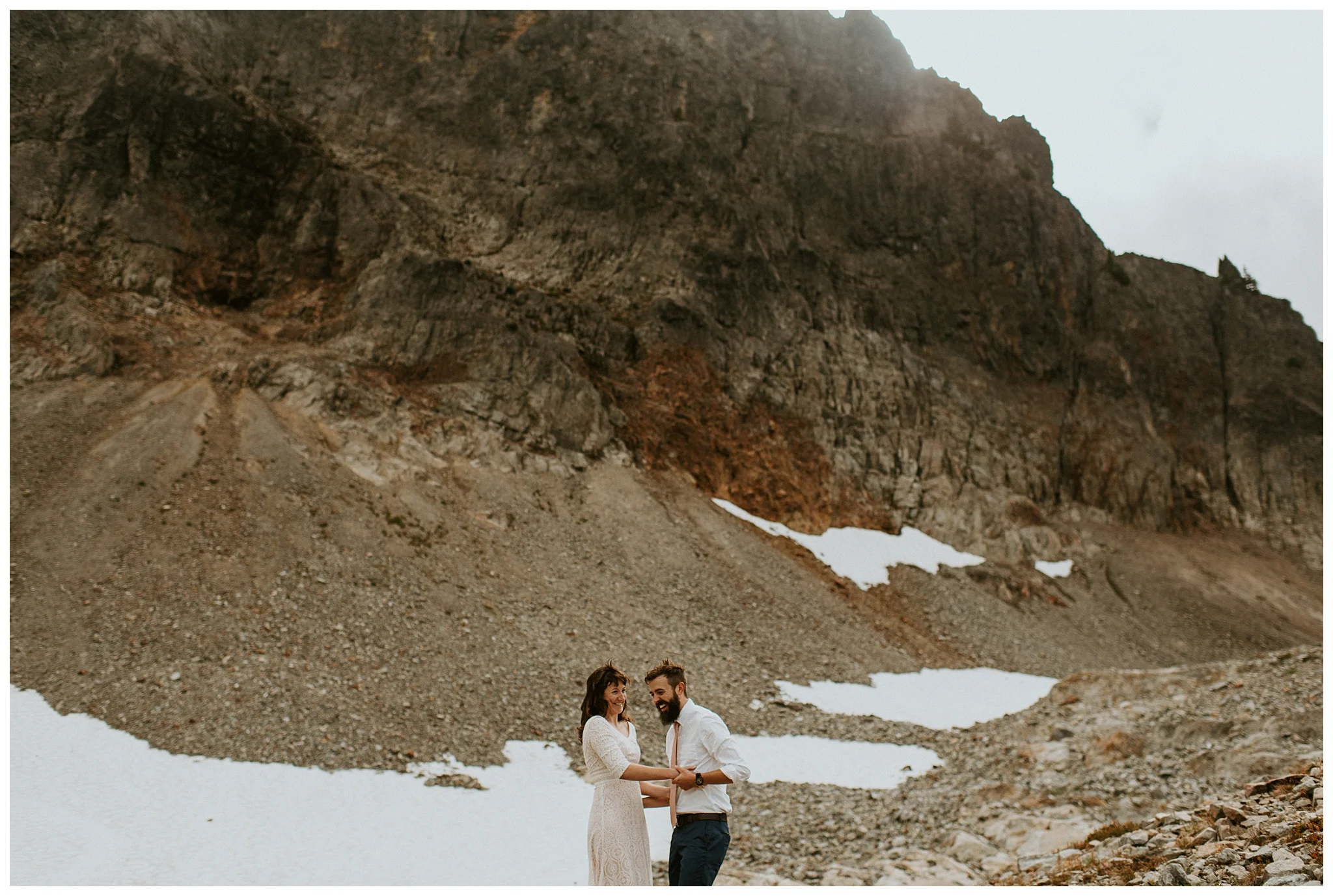 Pinnacle Peak Adventure Elopement at Mt. Rainier National Park by Seattle Elopement Photographer, Kamra Fuller Photography - Seattle Wedding Photographer