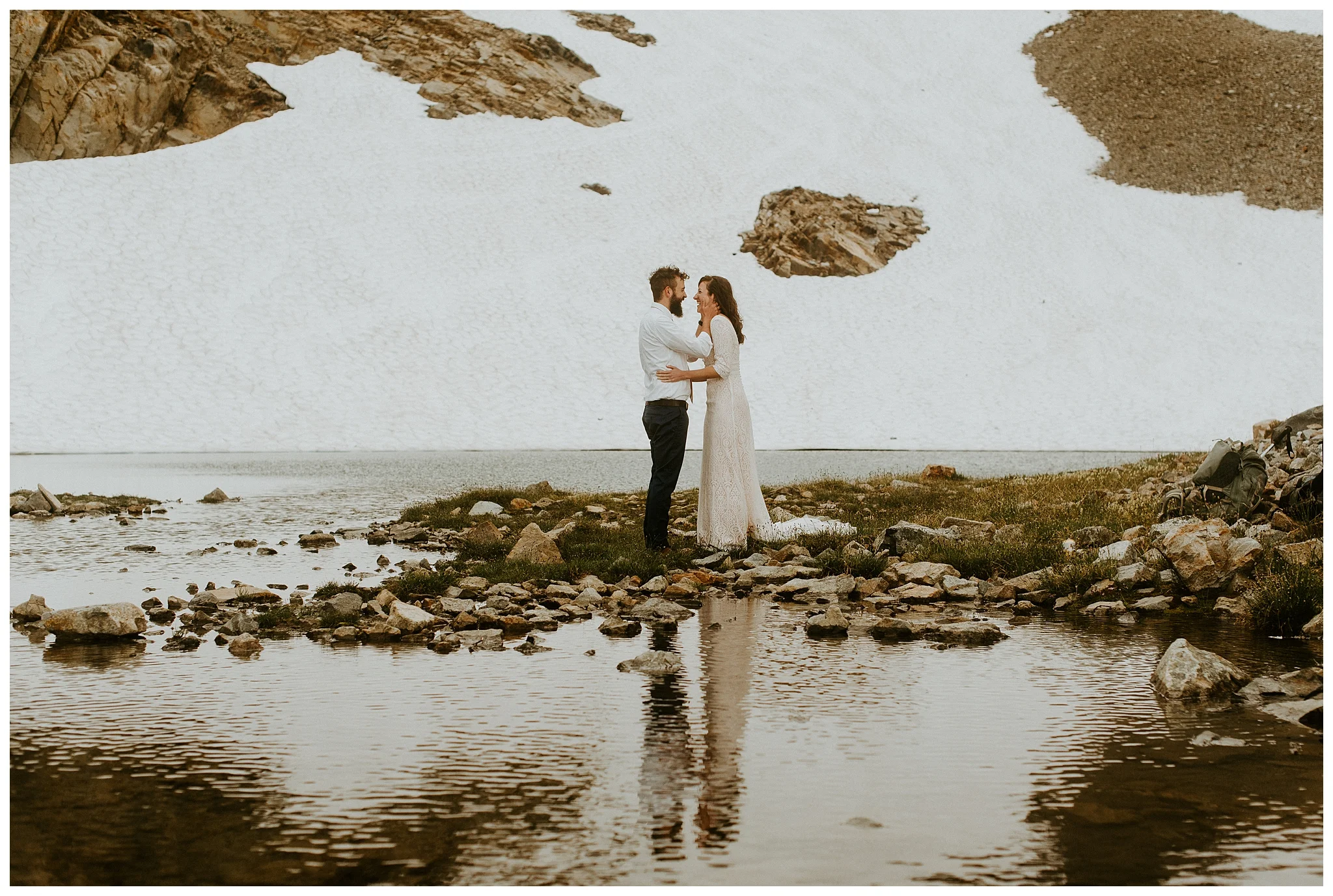 Pinnacle Peak Adventure Elopement at Mt. Rainier National Park by Seattle Elopement Photographer, Kamra Fuller Photography - Seattle Wedding Photographer